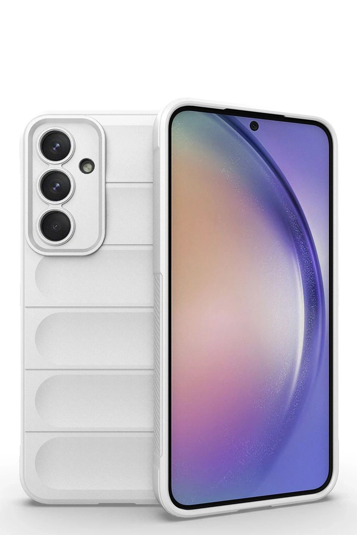 NewFace Samsung Galaxy M14 5G Kılıf Optimum Silikon - Krem JOJUA