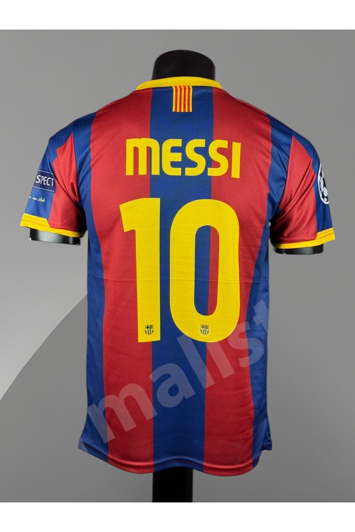 Quaxram Bârce.lona Messi 2011 Futbol Forması - Bordo Mavi