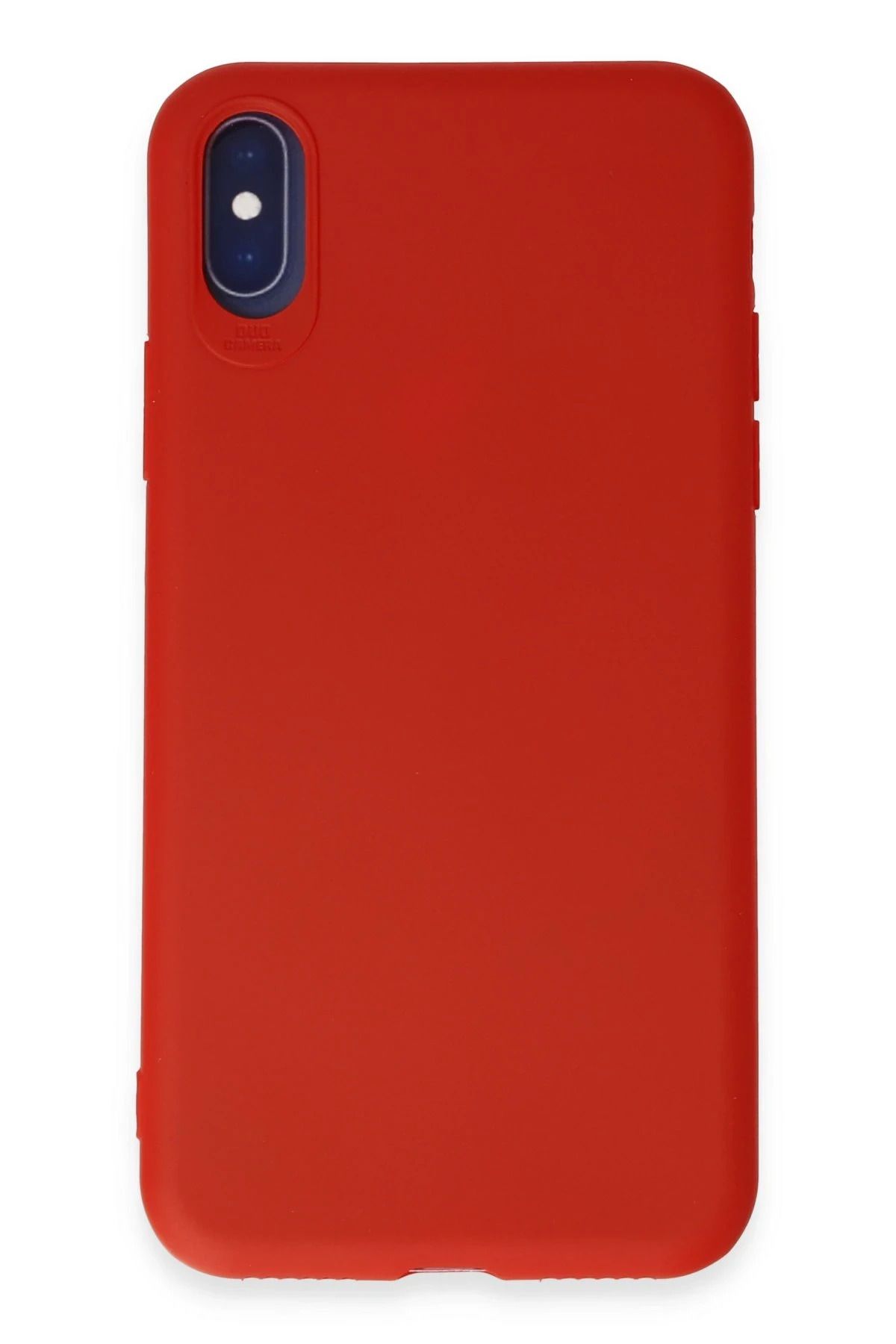 NewFace iPhone X Kılıf First Silikon - Kırmızı BSTMY