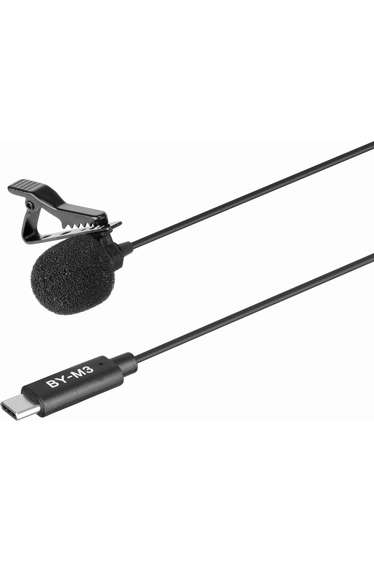 STOREMAX nffashopm By-M3 Klipsli Yaka Mikrofonu, USB Type-C, DJI OSMO Aksiyon Kamerası ile Uyumlu storestarx