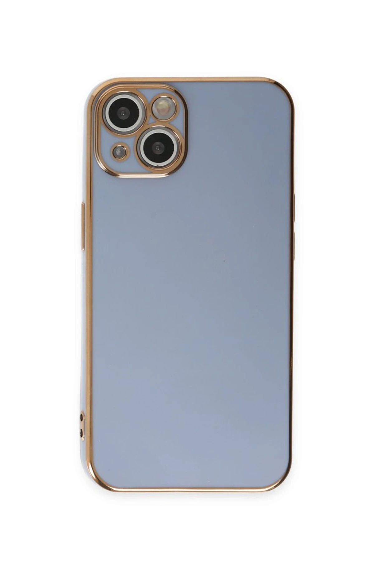 NewFace iPhone 15 Kılıf Volet Silikon - Mavi JOJUA
