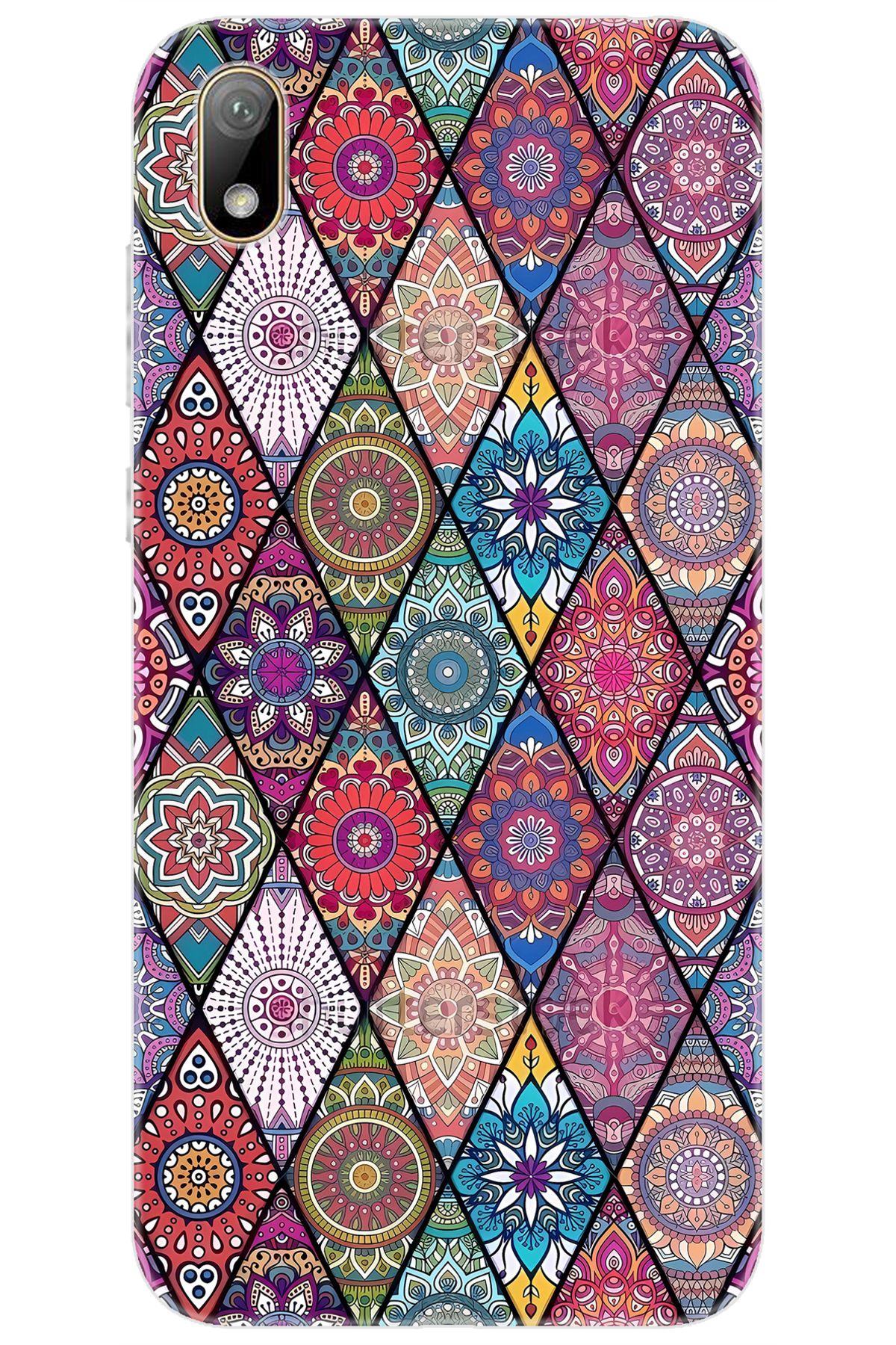 Ceppare Huawei Y5 2019 (AMN-LX2/LX9) Uyumlu Kılıf Desen Baskılı Silikon Kilim Tasarım STK:660 CP-23vEZ61