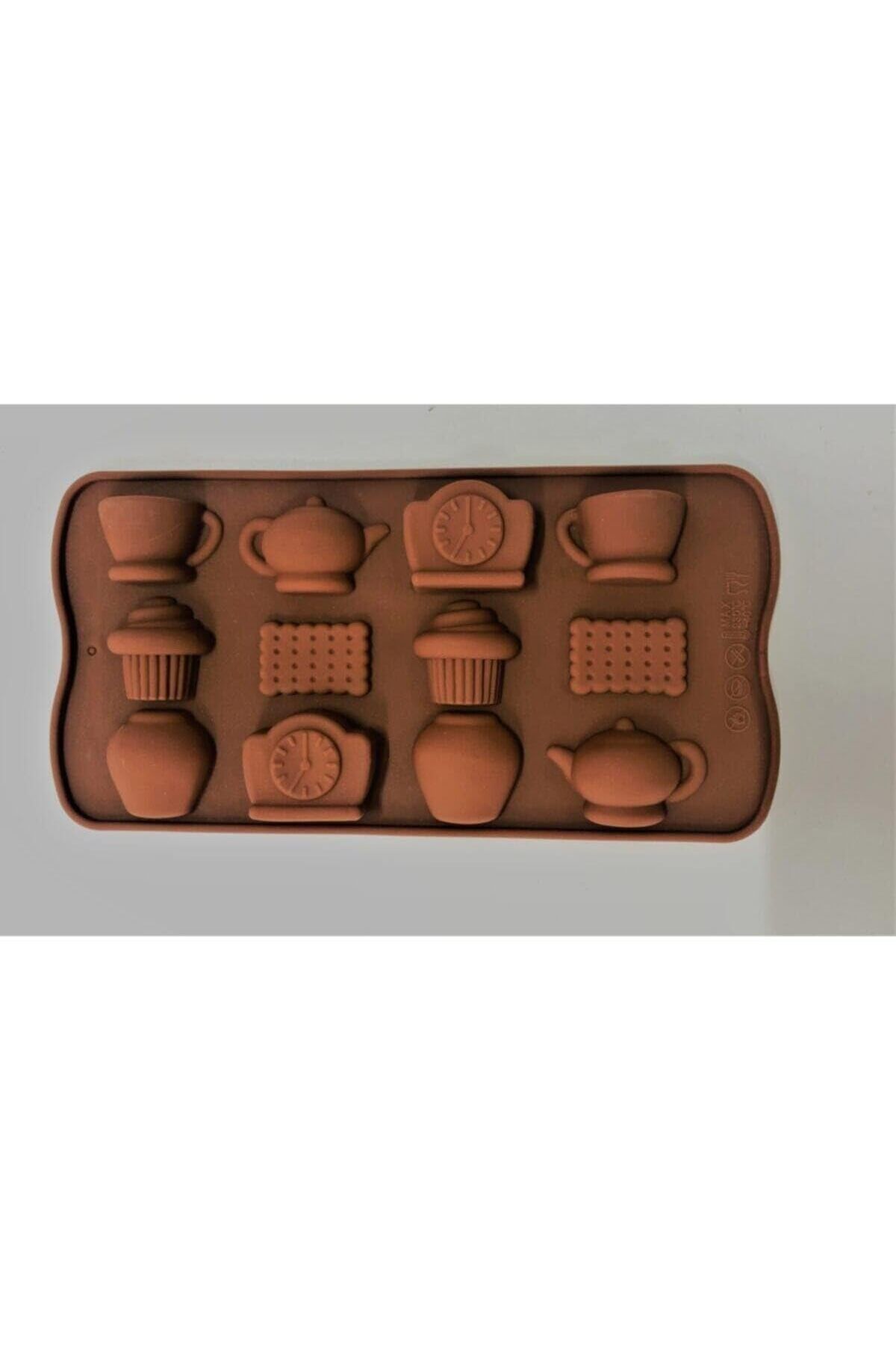 STOREMAX nffashopm Kalıbı Silikon Çay Saati Kahverengi ecmelNM422 storestarx 1051353
