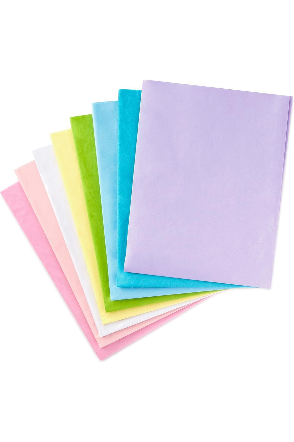 STOREMAX nffashopm 5TIS1096 Paket (Pastel Gökkuşağı, 120 Yaprak) İpek Kağıt, Kağıt, Pastel Renkler s