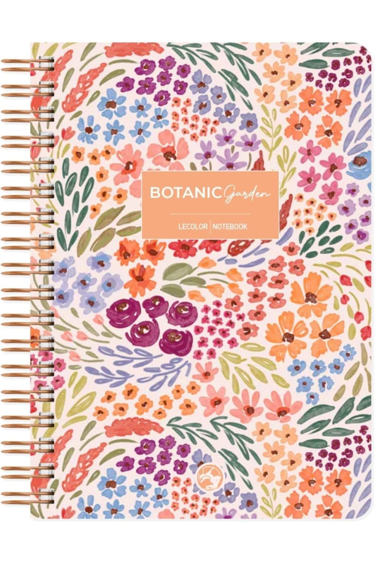 STOREMAX nffashopm Color Botanical Spiralli Defter Çizgili Turuncu 17x24 cm storestarx 1051353