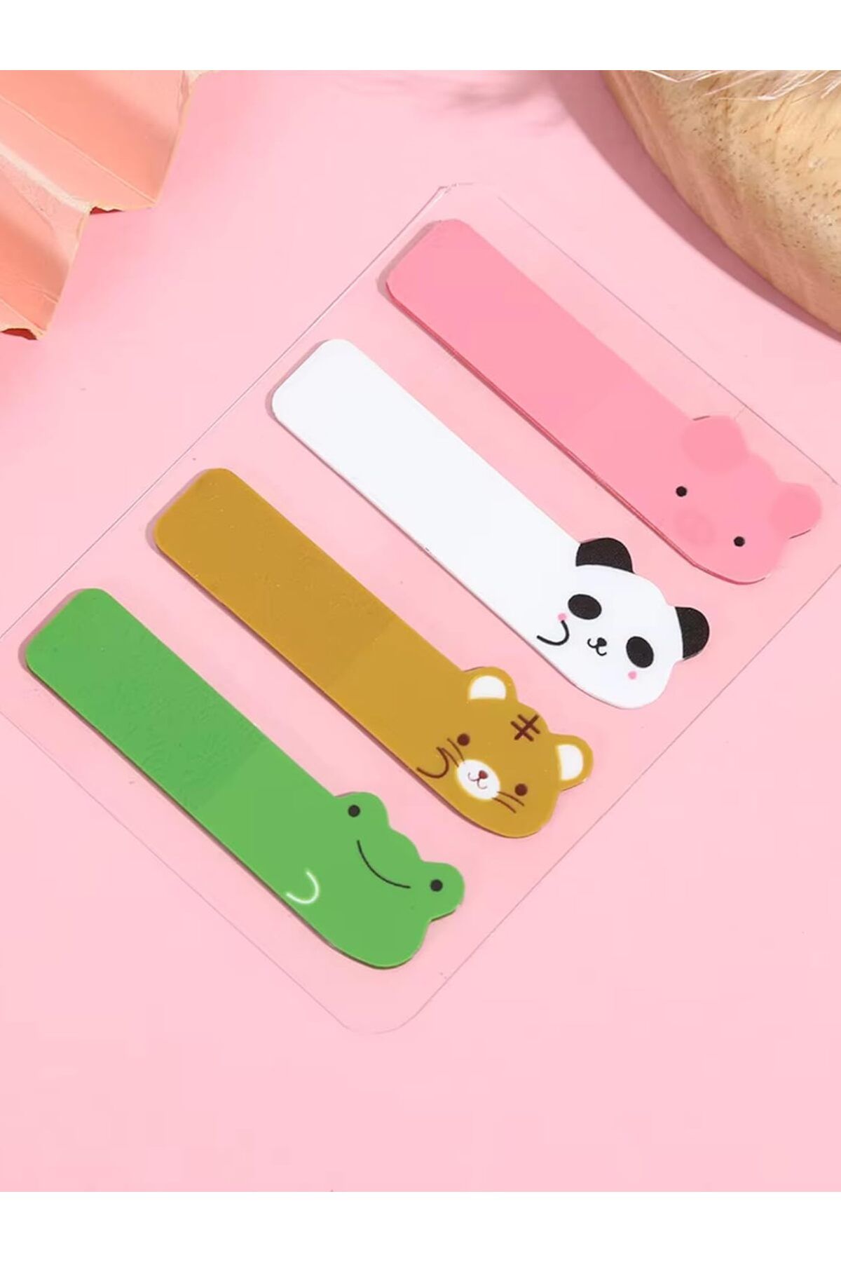 STOREMAX nffashopm Renkli Yapışkanlı Not Kağıdı Kidsnote Kitap Ayracı Çocuk İçin Hayvanlı Post-it