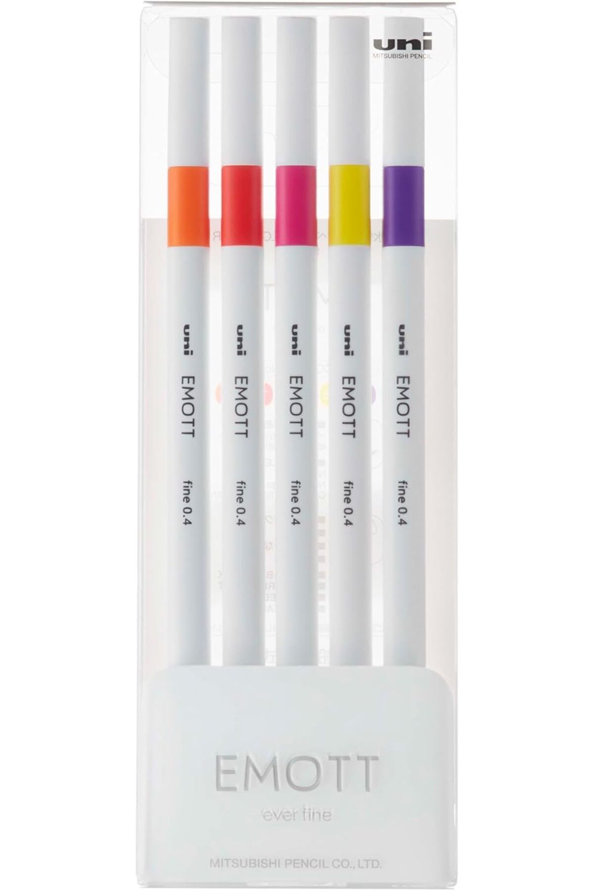 STOREMAX nffashopm FINELİNER EMOTT 0.4 SICAK RENKLER 5 Lİ PEM-SY/5C.02 storestarx 1051353