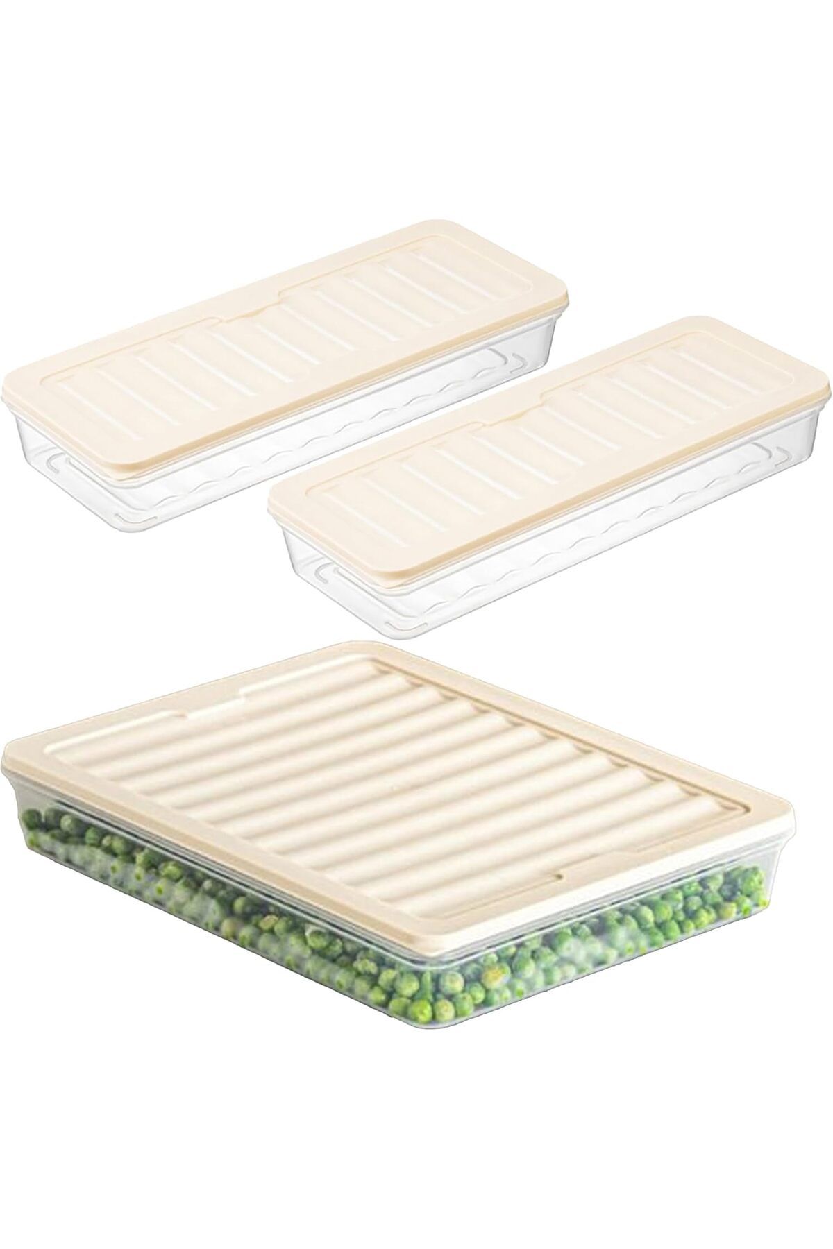 STOREMAX nffashopm Buzdolabı Organizeri, Buzdolabı İçin Çok Amaçlı Saklama Kabı, Fresh Box, Şeffaf v