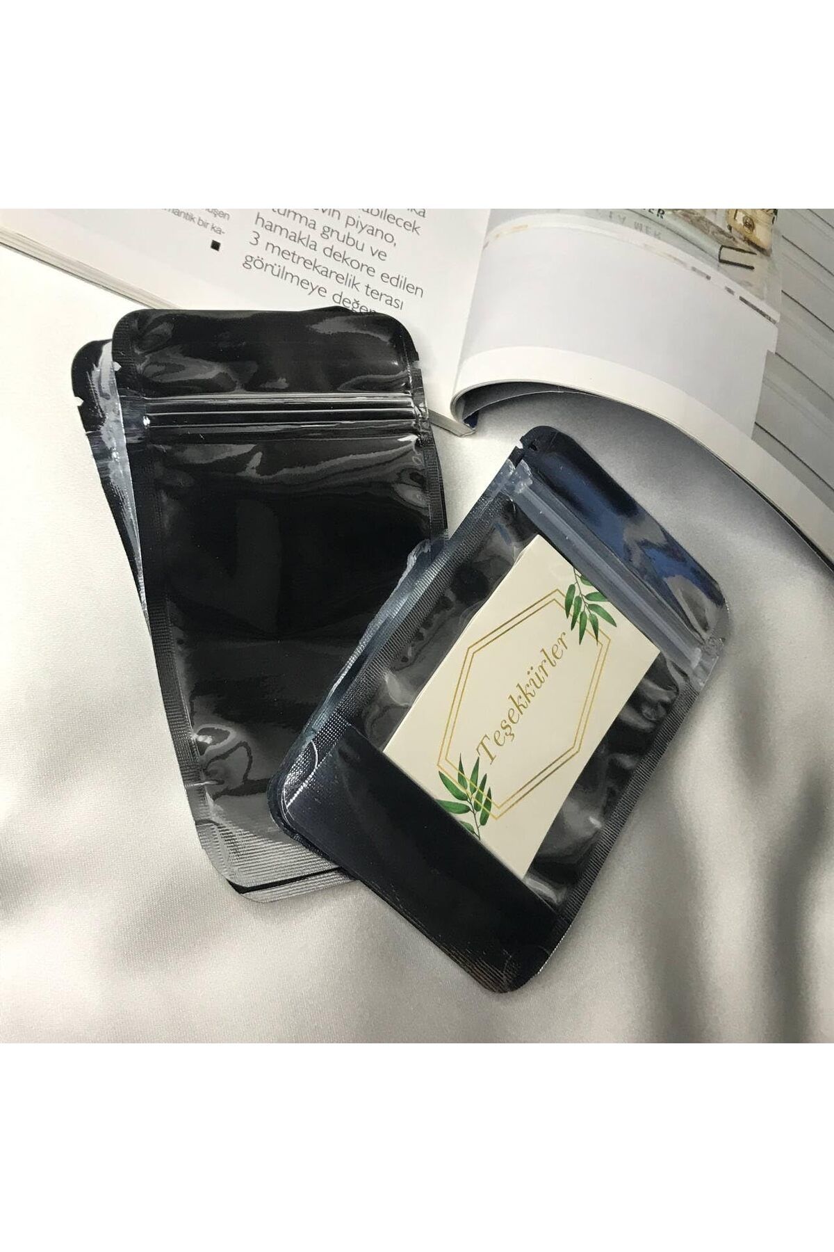 STOREMAX daiviolastore Doypack Gümüş Renk Doypack Ön Şeffaf (8,5x14,5 Cm) 10 Adet DLStore 990396