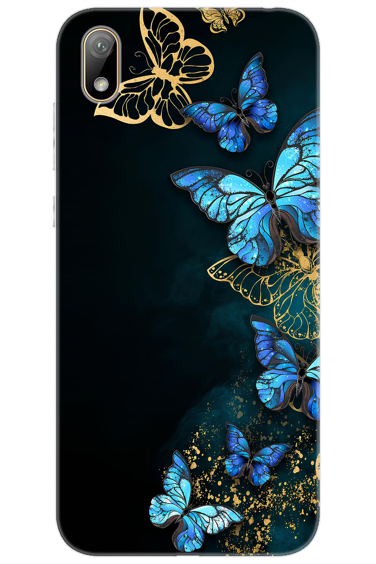 Ceppare Huawei Y5 2019 (AMN-LX2/LX9) Uyumlu Kılıf Desen Baskılı Silikon Kelebekler STK:721 CP-4ZXEDiS