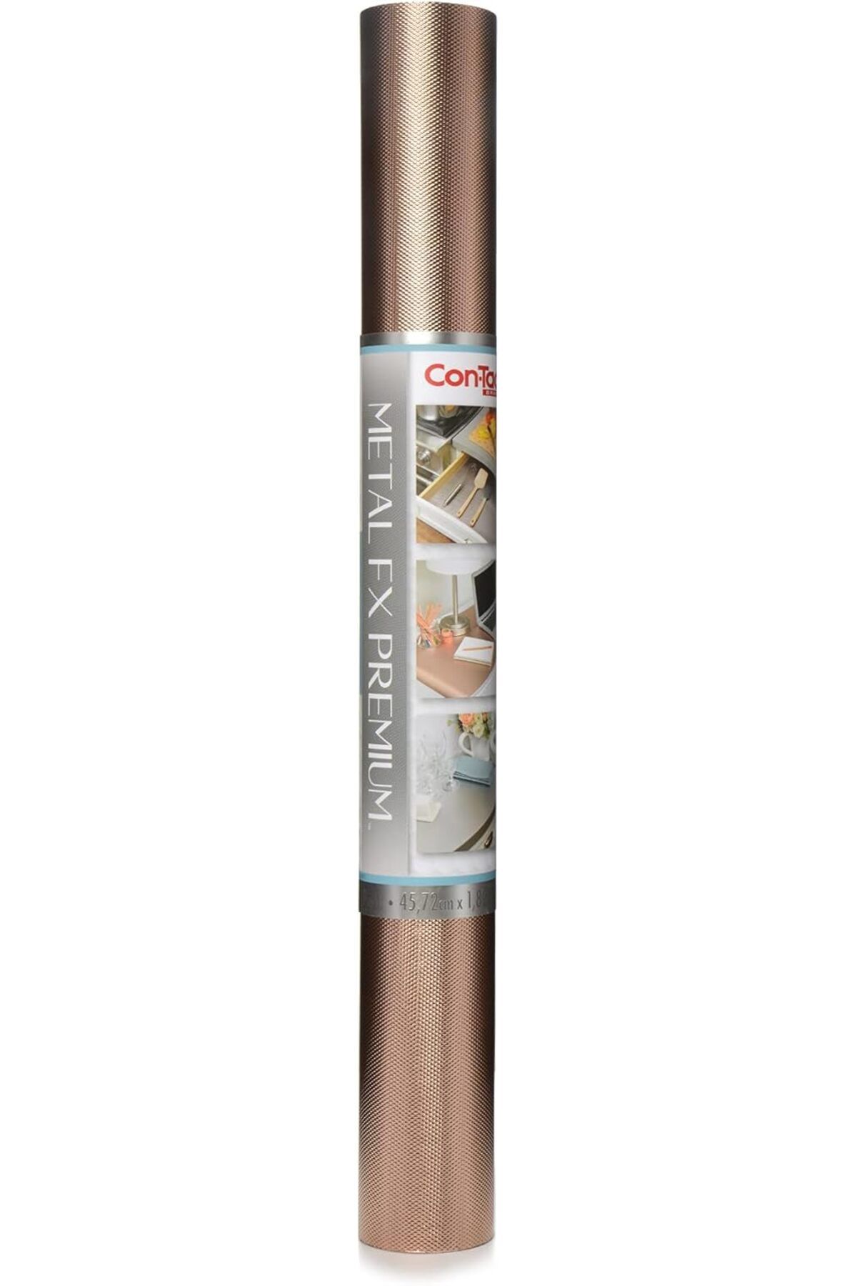 STOREMAX nffashopm Brand 06F-C8M22-06 Raf ve Çekmece Astarı, Fırçalanmış Bakır, 18x72 inç storestarx