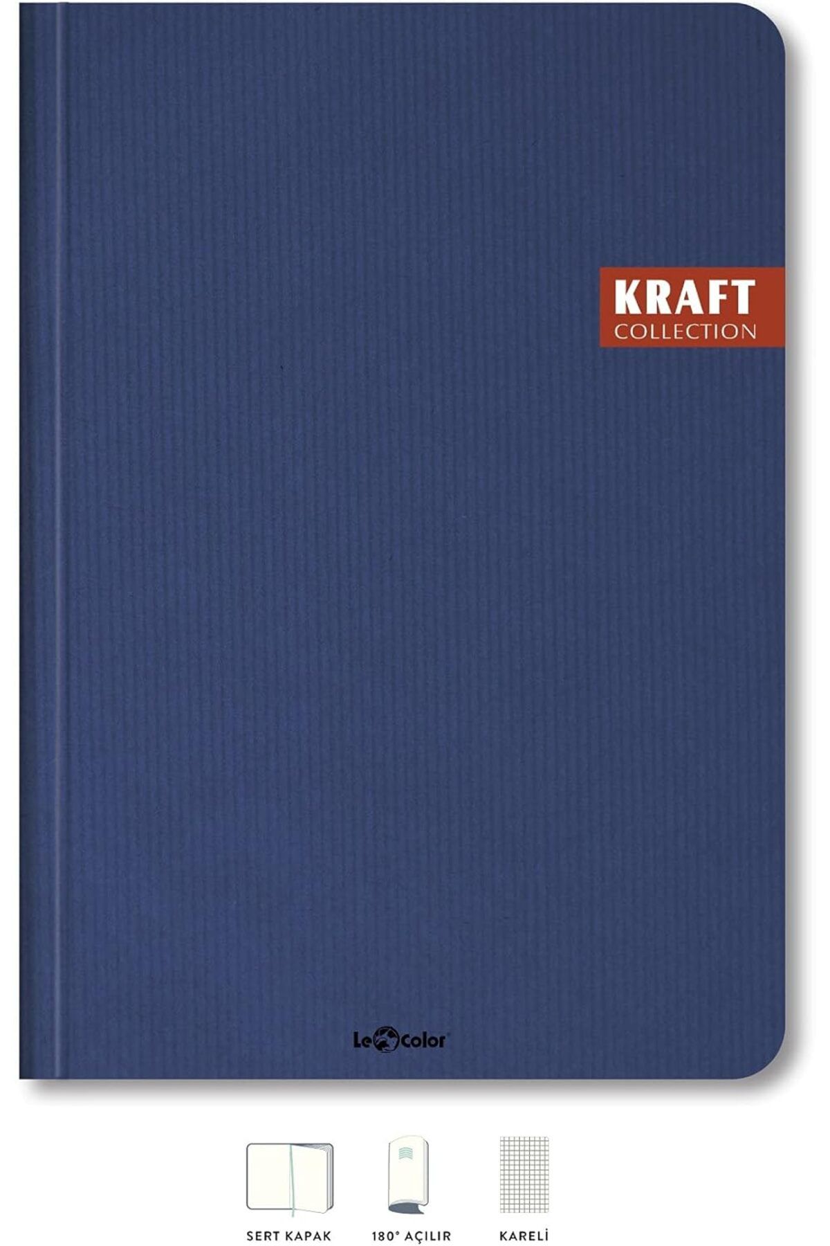 STOREMAX nffashopm Color Kraft Ofis Defter Kareli Lacivert storestarx 1051353