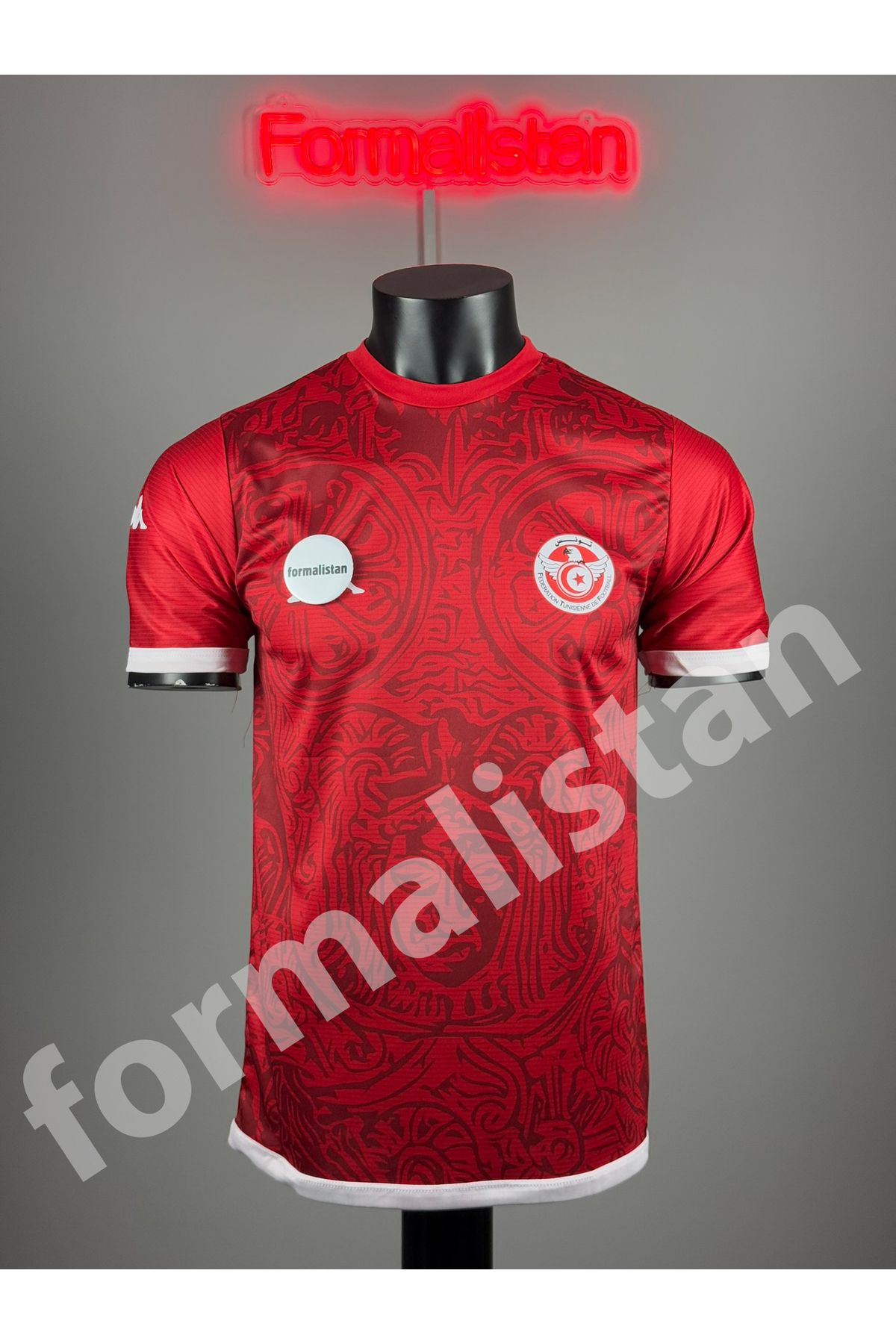 Quaxram Tunus İsimsiz Futbol Forması - Kırmızı