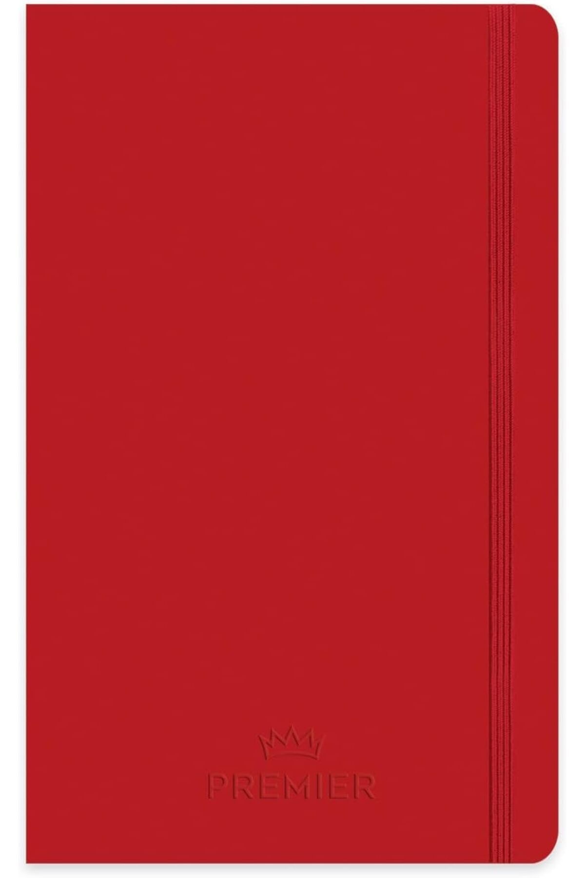 STOREMAX nffashopm Color 13x21 96 Yaprak Kareli Ciltli Premier Defter - Kırmızı storestarx 1051353