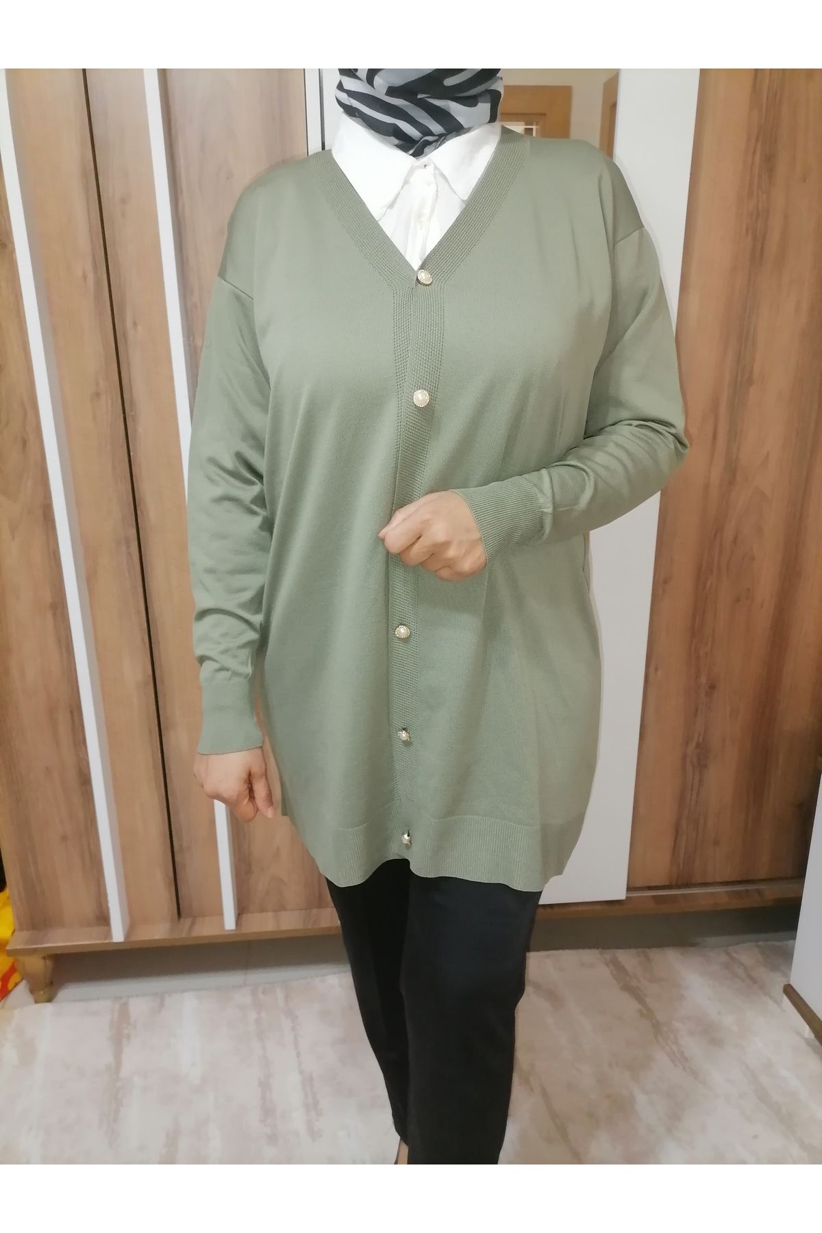 Jose Clothing İnce Tesettür Triko Ceket Yelek