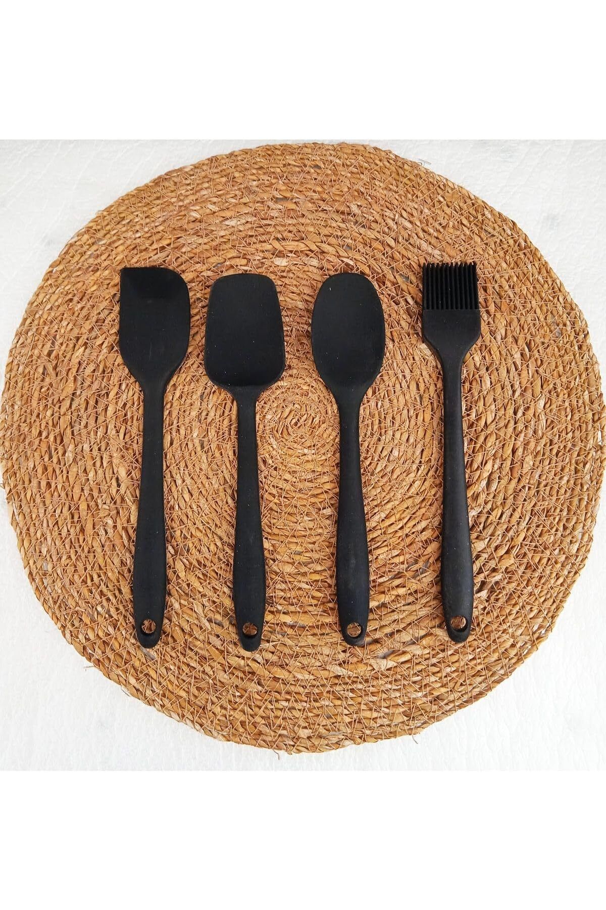 STOREMAX nffashopm Parça Silikon Yumurta Fırçası Kaşık Bıçak Spatula Seti Isıya Dayanıklı storesta