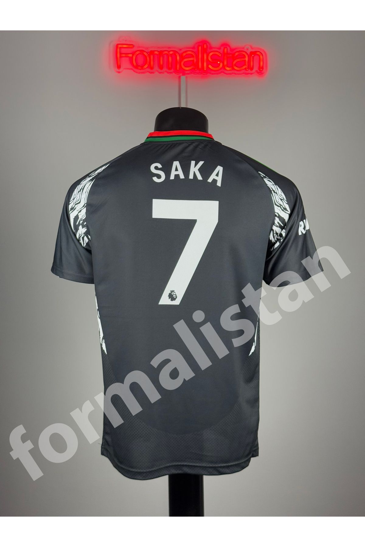 Quaxram Arsênal SAKA Futbol Forması - Siyah