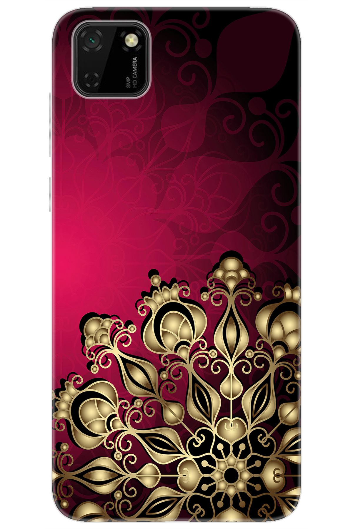 Ceppare Huawei Y5P (DRA-LX9) Uyumlu Kılıf Desen Baskılı Silikon Desen Tasarım STK:273 CP-XbiUua0