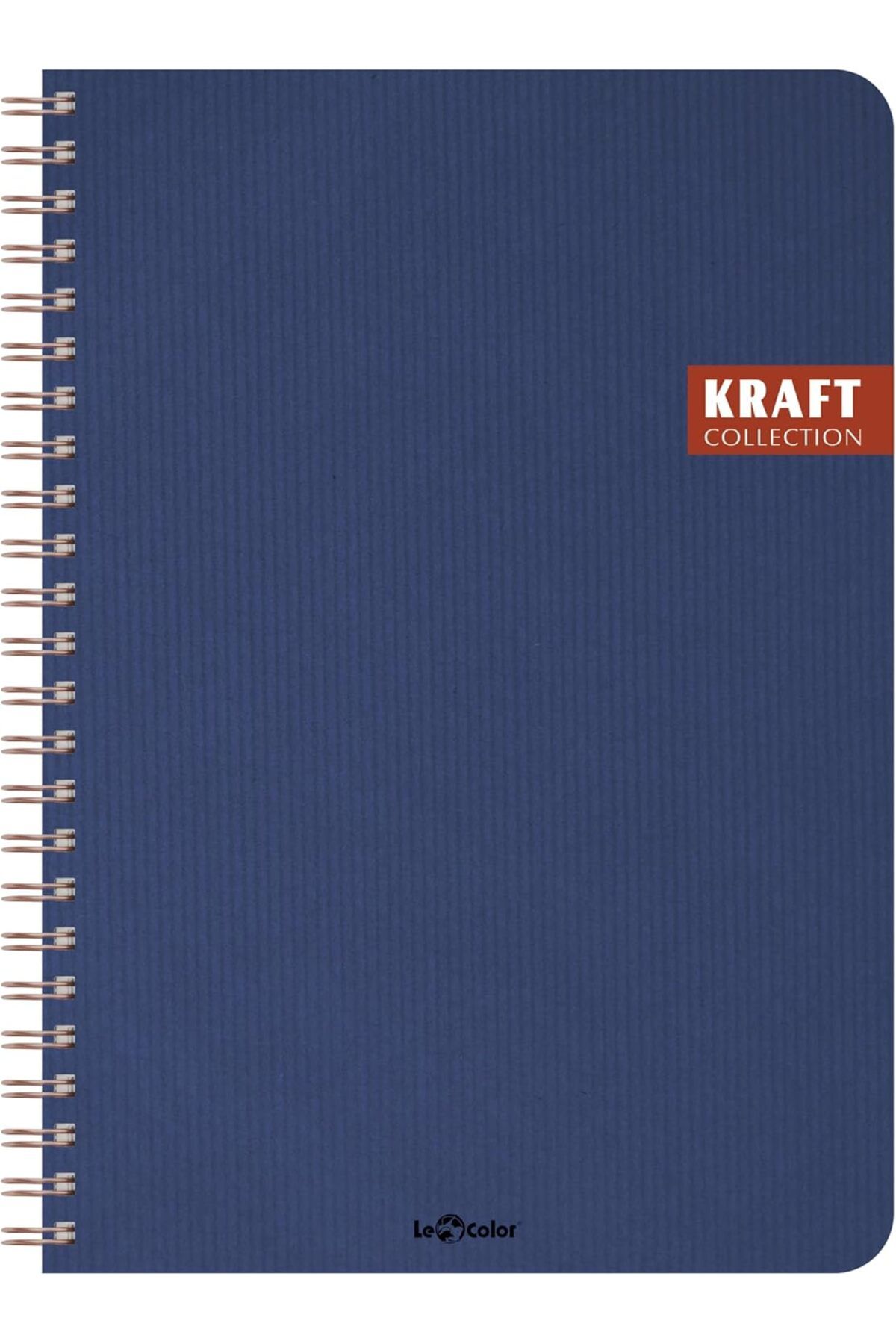 STOREMAX cmllashop Color Kraft Ofis Defter Spiralli Çizgili Lacivert 542093