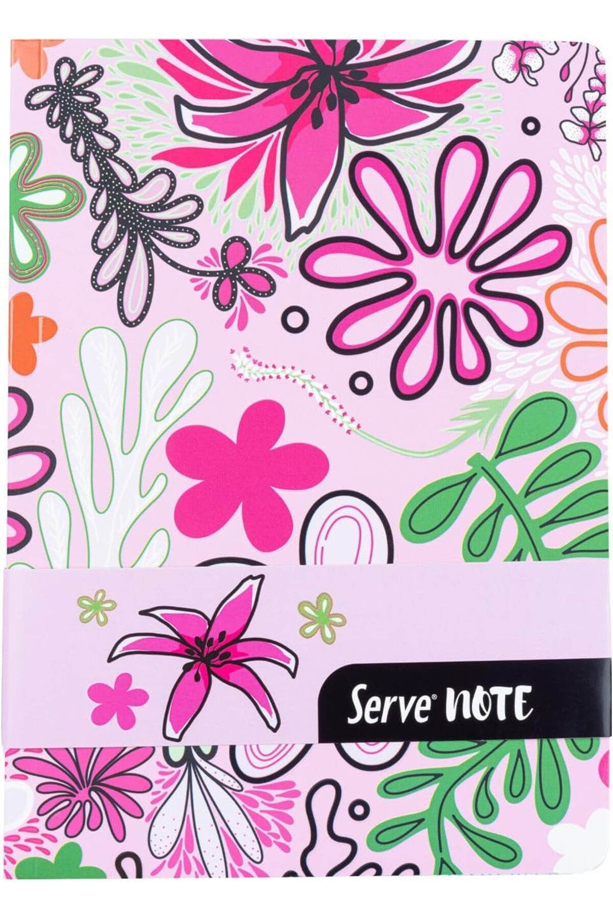 STOREMAX nffashopm NOTE DEFTER 15 X 21 CIZGILI DESENLİ SEKER PEMBE storestarx 1051353