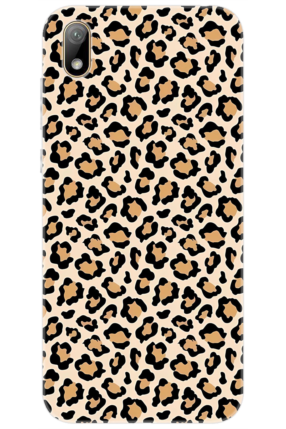 Ceppare Huawei Y5 2019 (AMN-LX2/LX9) Uyumlu Kılıf Desen Baskılı Silikon Leopar Desen STK:743 CP-doq5CRO