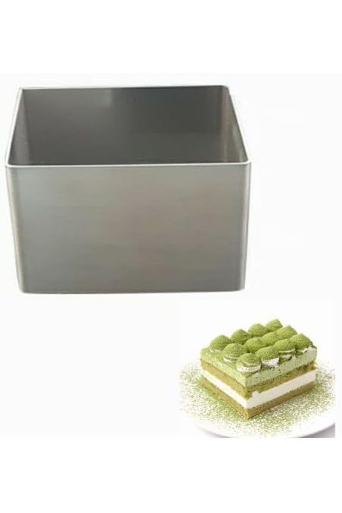 STOREMAX nffashopm Home Metal Kek Kalıbı Kasnak Seti: Paslanmaz Çelik, Parfe ve Pasta Yapımı İçin Ayar