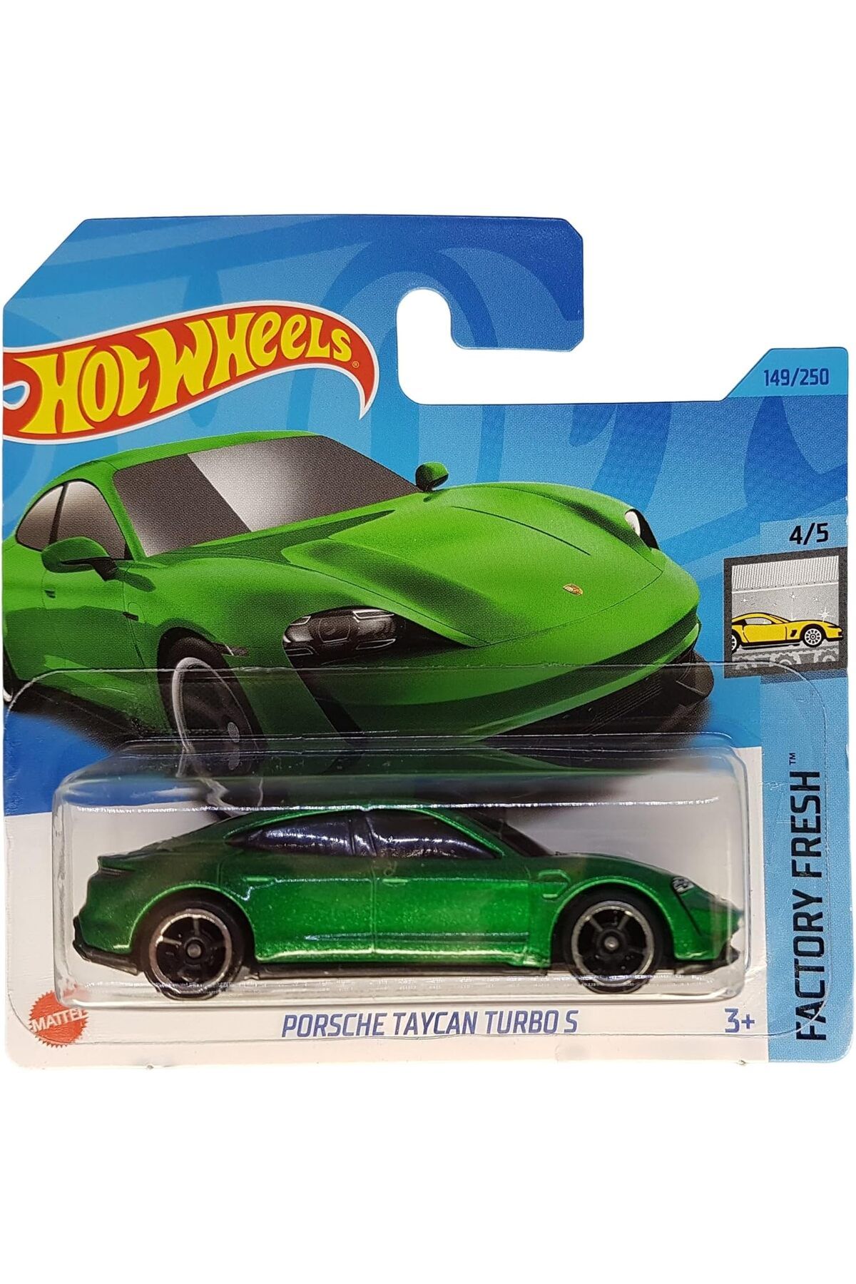 STOREMAX nffashopm Wheels - Porsche Taycan Turbo S - Factory Fresh 4/5 - HKJ31 - Short Card - Yeşil Metalik