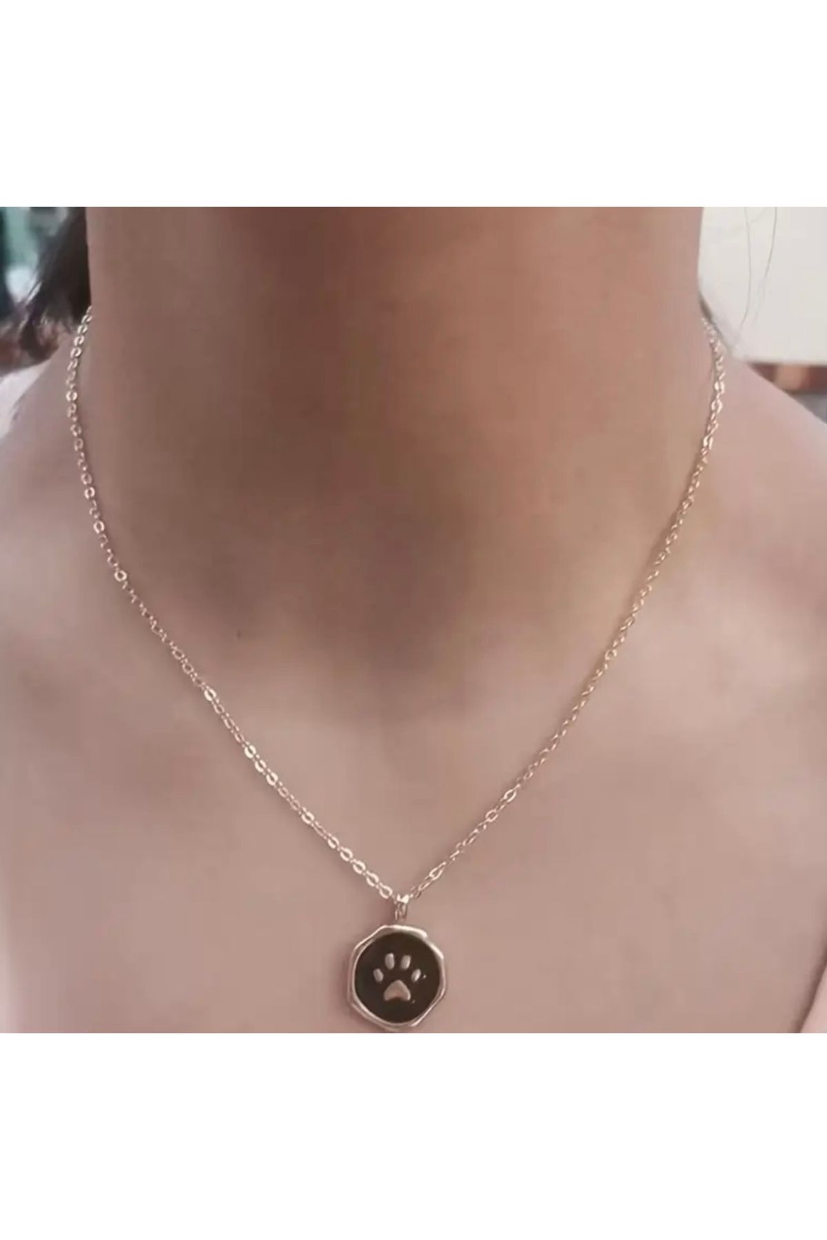 Nada Craft Şık Minimalist Pati Kolye