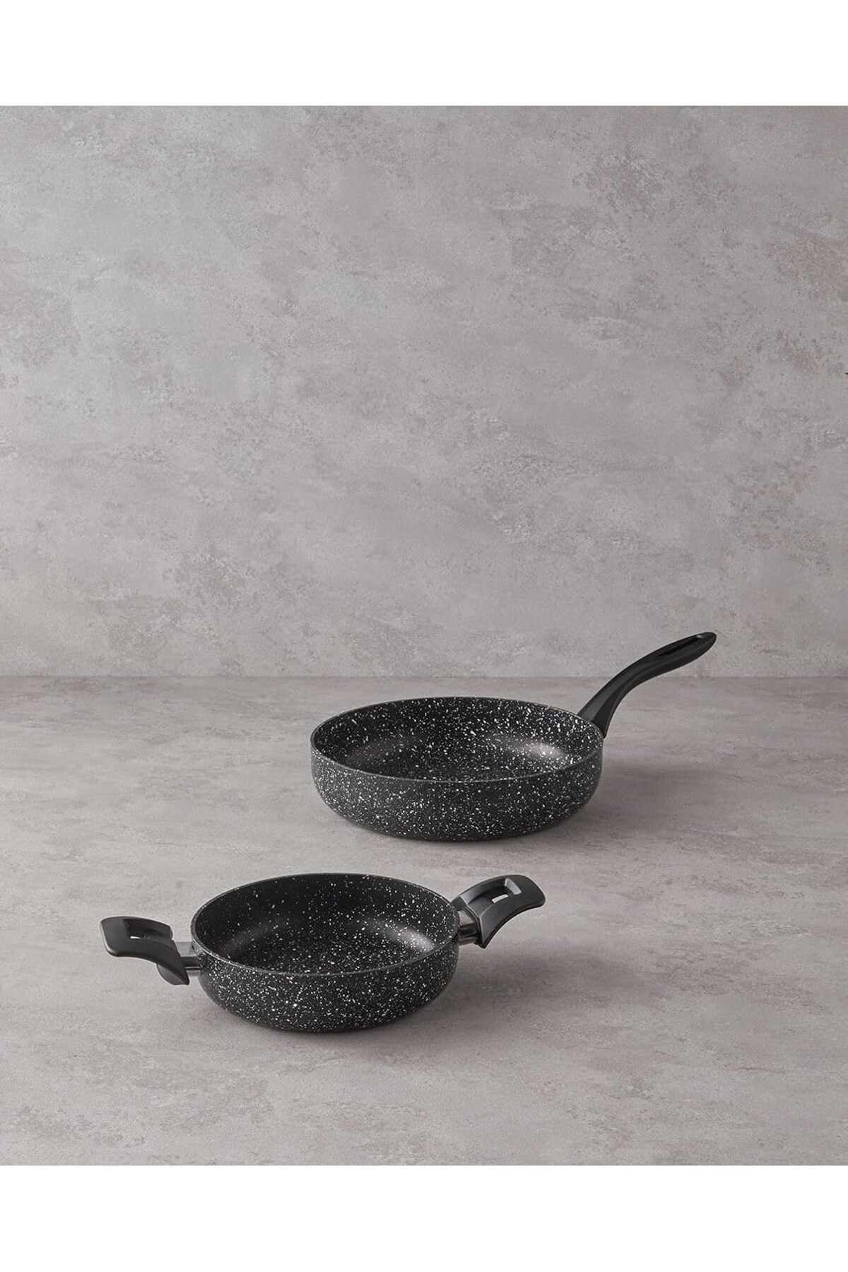 STOREMAX nffastore Home Granada Alüminyum 2 Parça Tava-Sahan Seti 20X26 Cm Siyah Star Collectionbuy 1051353