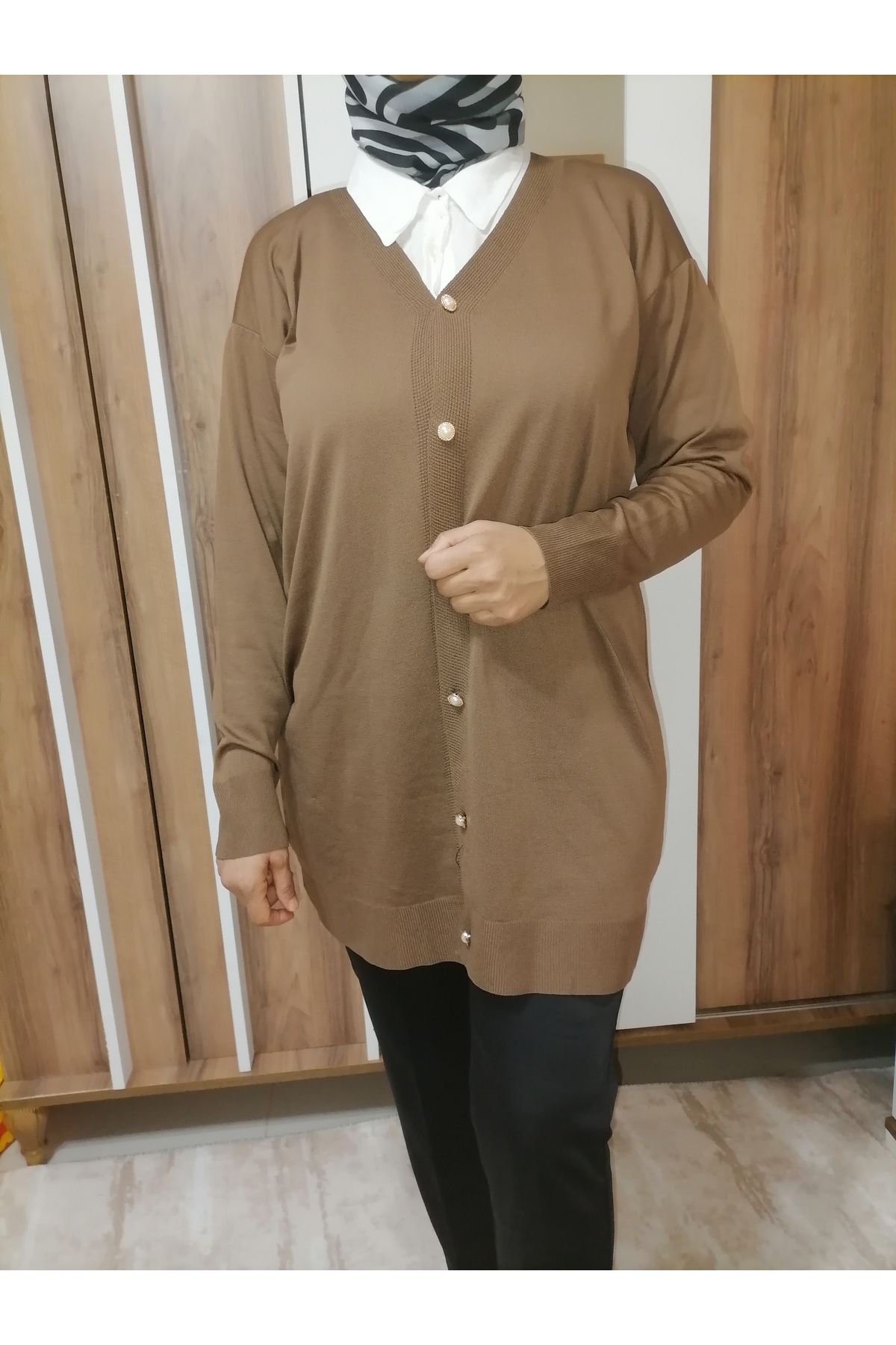 Jose Clothing İnce Tesettür Triko Ceket Yelek