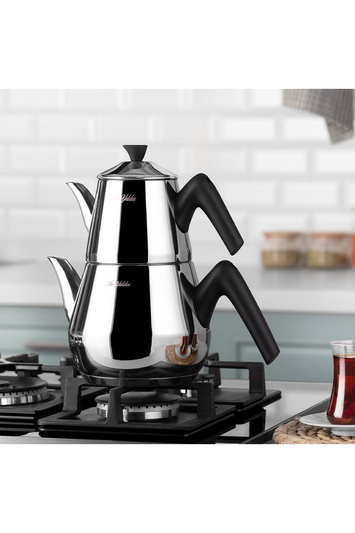 STOREMAX Optimal Büyük Boy Çaydanlık Takımı 2 Litre Star Collectionbuy 1051353