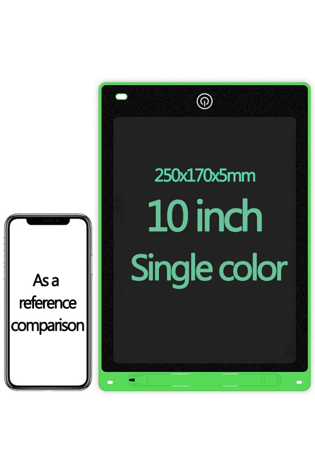 Shuzi 10 Inc Büyük Boy Dijital Lcd Ekran Kalemli Çocuk Yazı Çizim Writing Grafik Not Yazma Eğitim Tableti