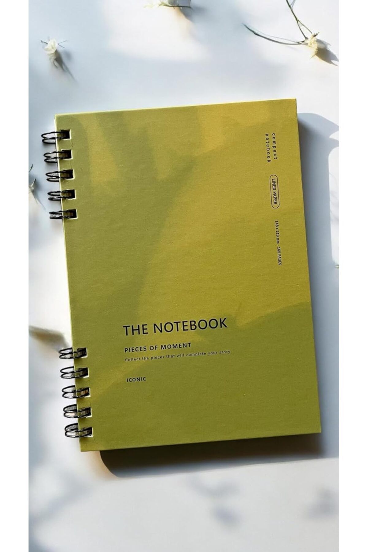 STOREMAX nffashopm Tanıtım Spiralli 80 Yaprak Çizgili A5 Defter, Not Defteri, Okul Defteri, 4 Farklı Renk