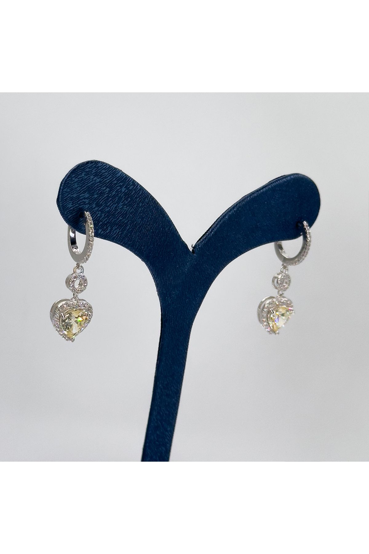 Livora Jewelry Sitrin Taşlı Gümüş Küpe