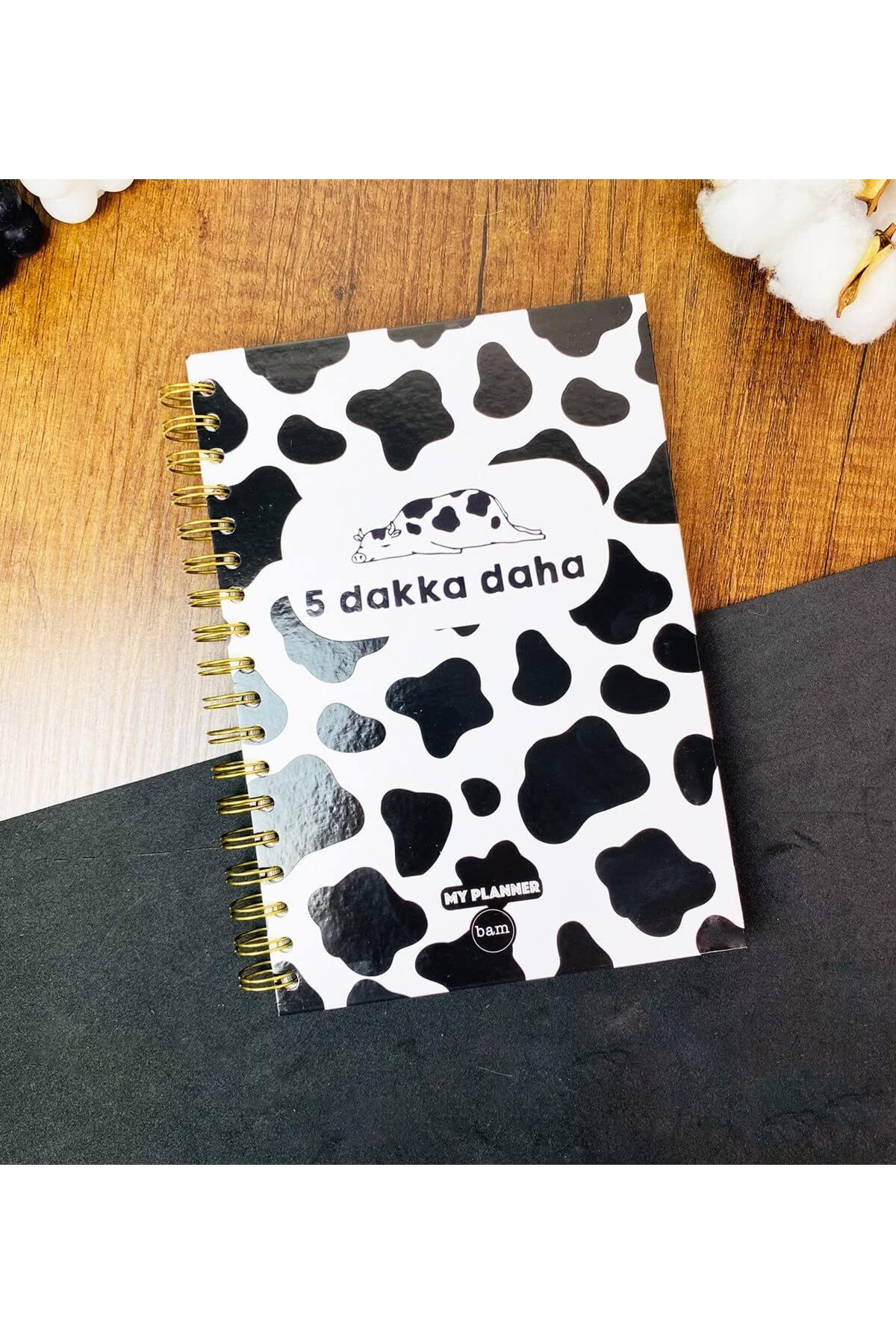 STOREMAX cmllashop 5 Dakka Daha Tasarımlı Çizgili Spiralli Defter 542093