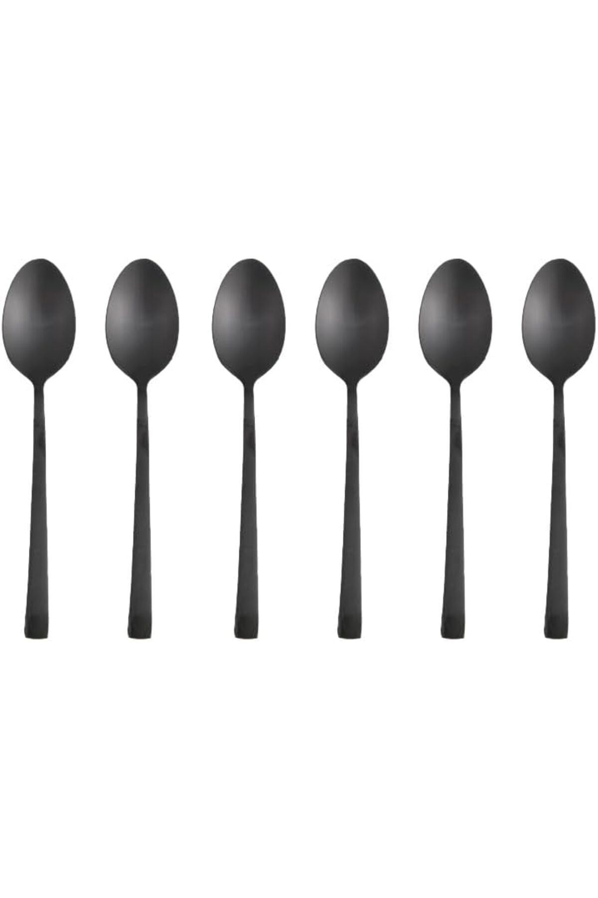 STOREMAX sellbuystore Quantum Mat Siyah Kahve Kaşığı 14 cm 6 adet 1053513