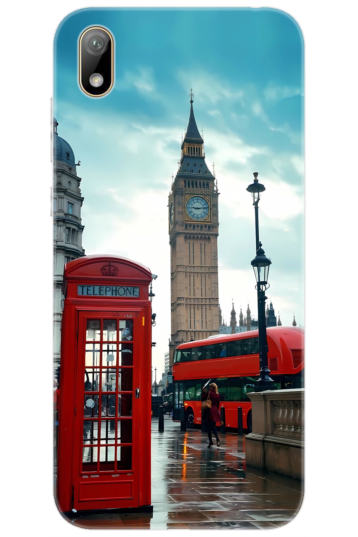 Ceppare Huawei Y5 2019 (AMN-LX2/LX9) Uyumlu Kılıf Desen Silikon Big Bang Telefon Kulube STK:1016 CP-wEP98gT