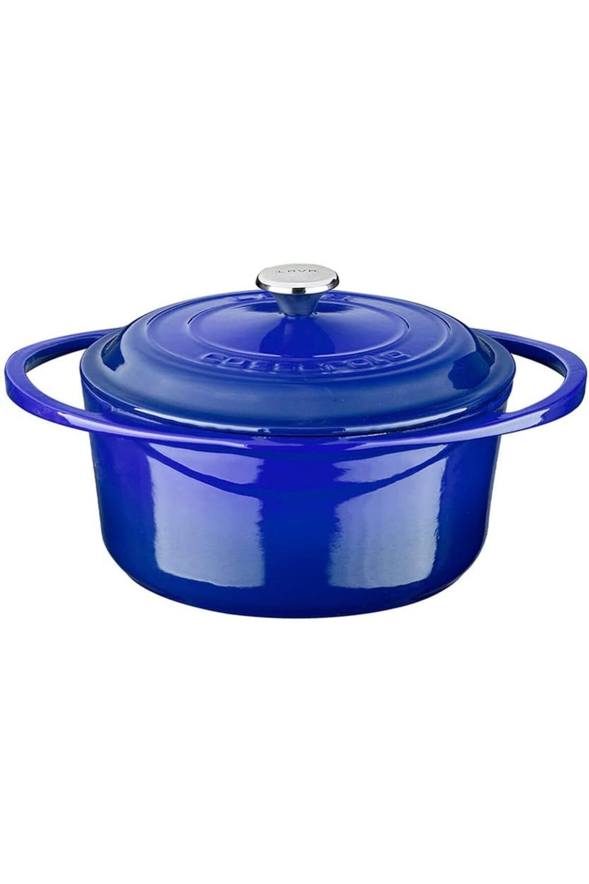 STOREMAX nffashopm Metal Heritage Serisi - Döküm Tencere, Yuvarlak, 20 cm, Mavi storestarx 1051353