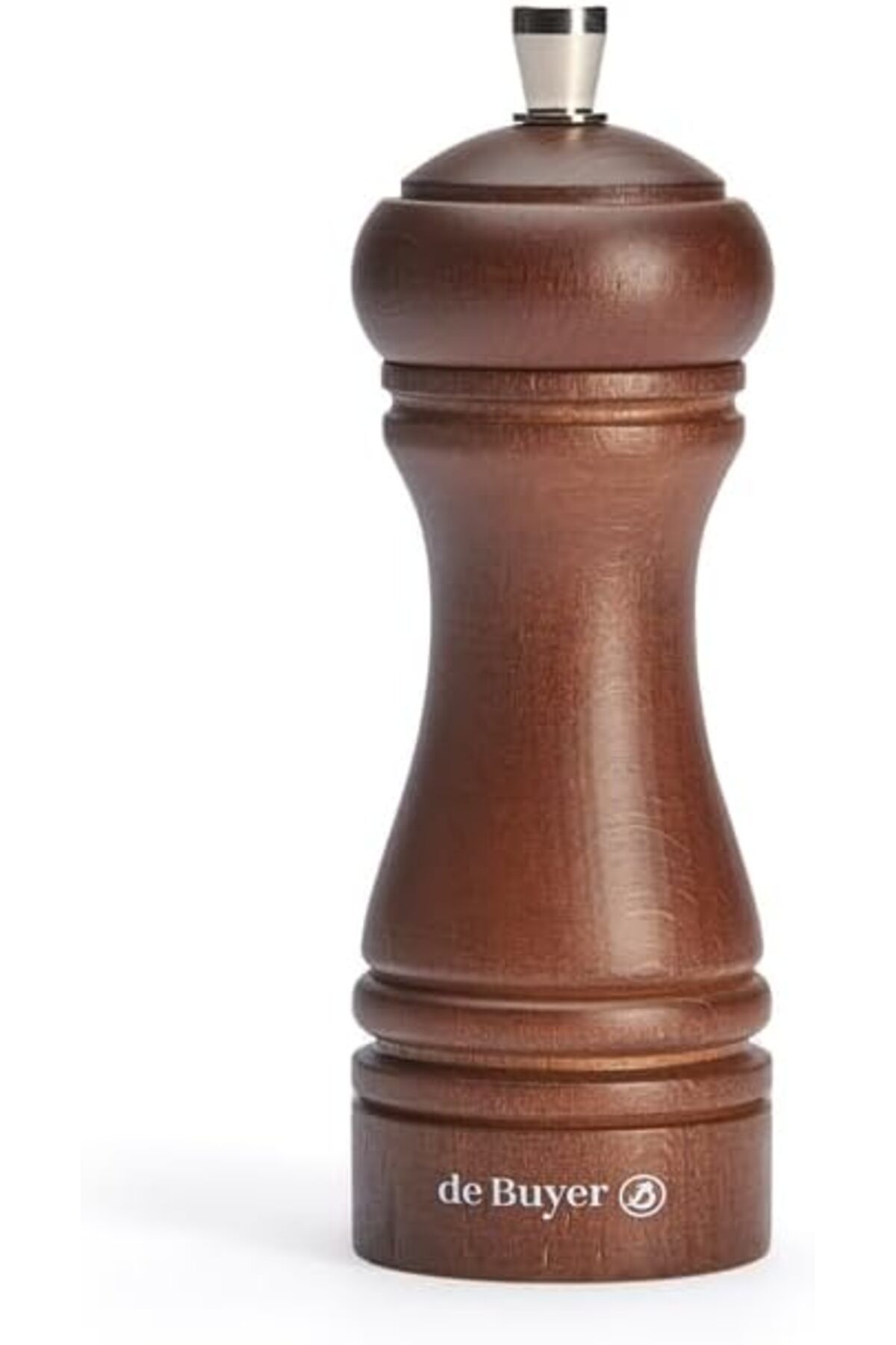 STOREMAX tuz değirmeni büyük tuz Beyaz kayın işlemeli/paslanmaz çelik değirmeni Kahverengi