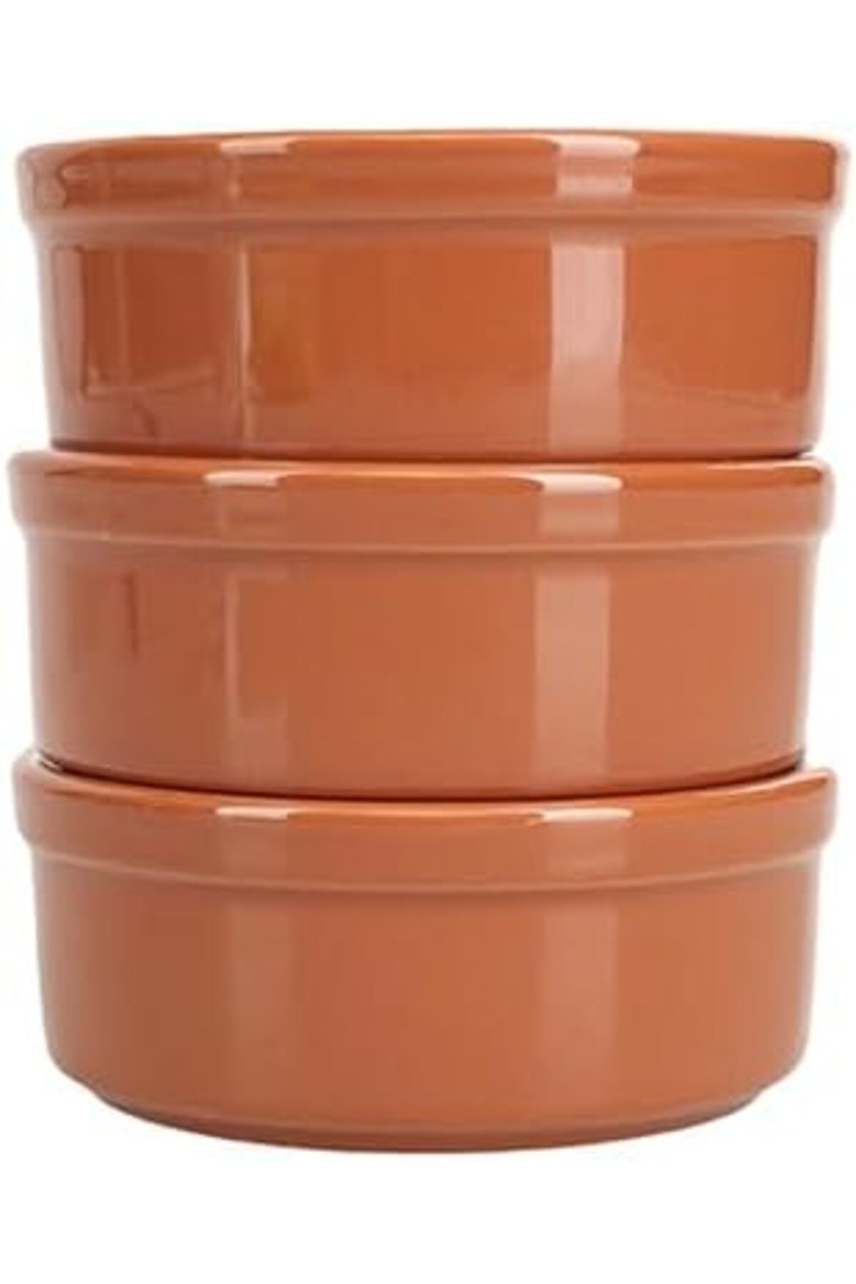 STOREMAX nffashopm Kahverengi 3lü Fırın&Güveç Kabı Seti 10cm storestarx 1051353