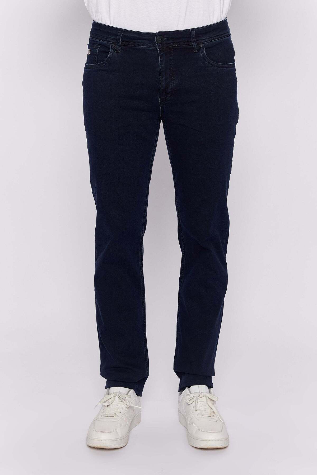 Galvanni Erkek Lacivert Jean - SOLIP BLUE BLACK