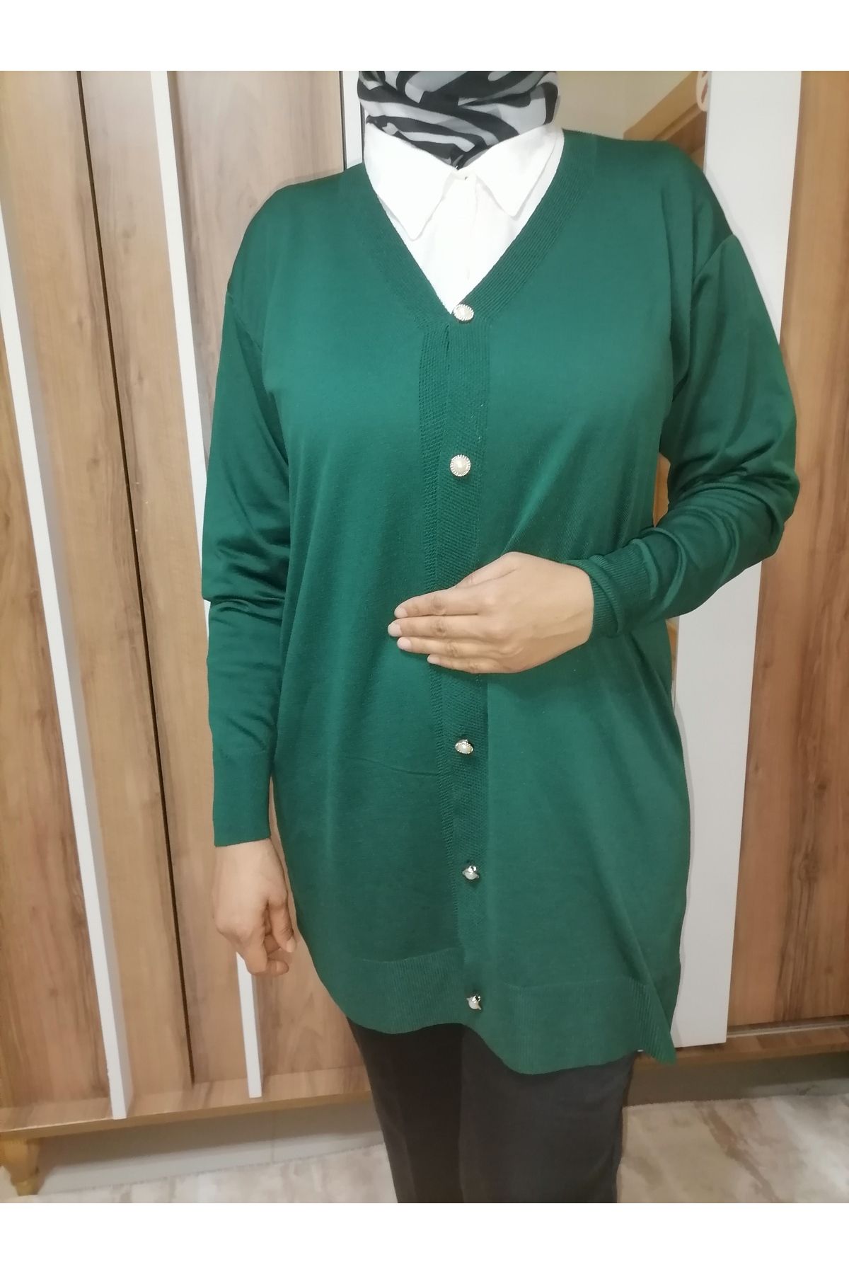 Jose Clothing İnce Tesettür Triko Ceket Yelek