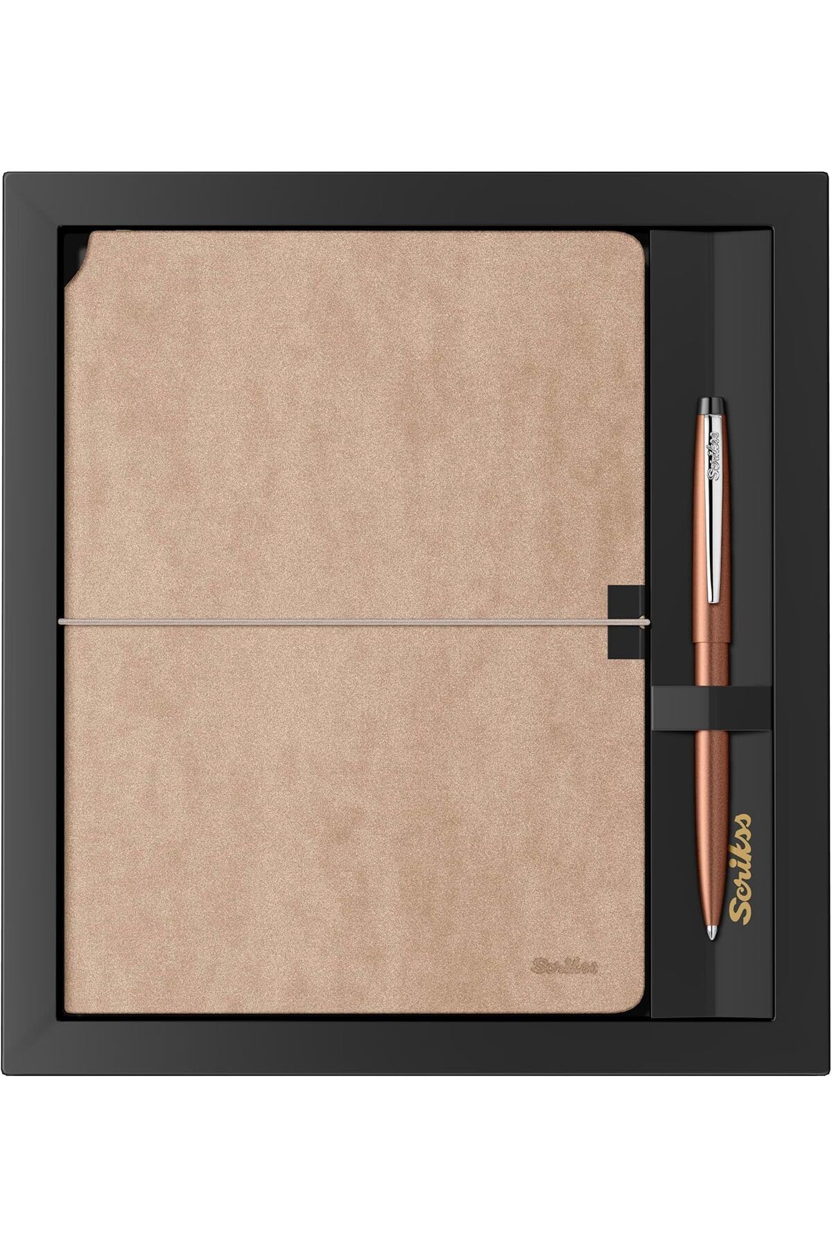 STOREMAX nffashopm SD600-14 Verona Vizon A5 Defter & F108 Bronz Set storestarx 1051353