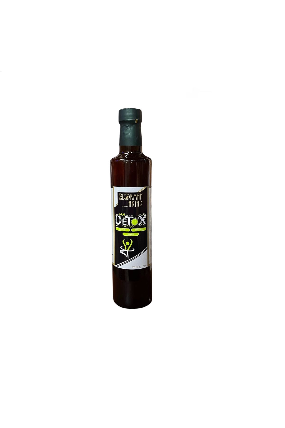 DVD Lokman Aktar Detox Sirkesi, Katkısız, Doğal, 500ml 1 Adet, DVD Lokman Aktar