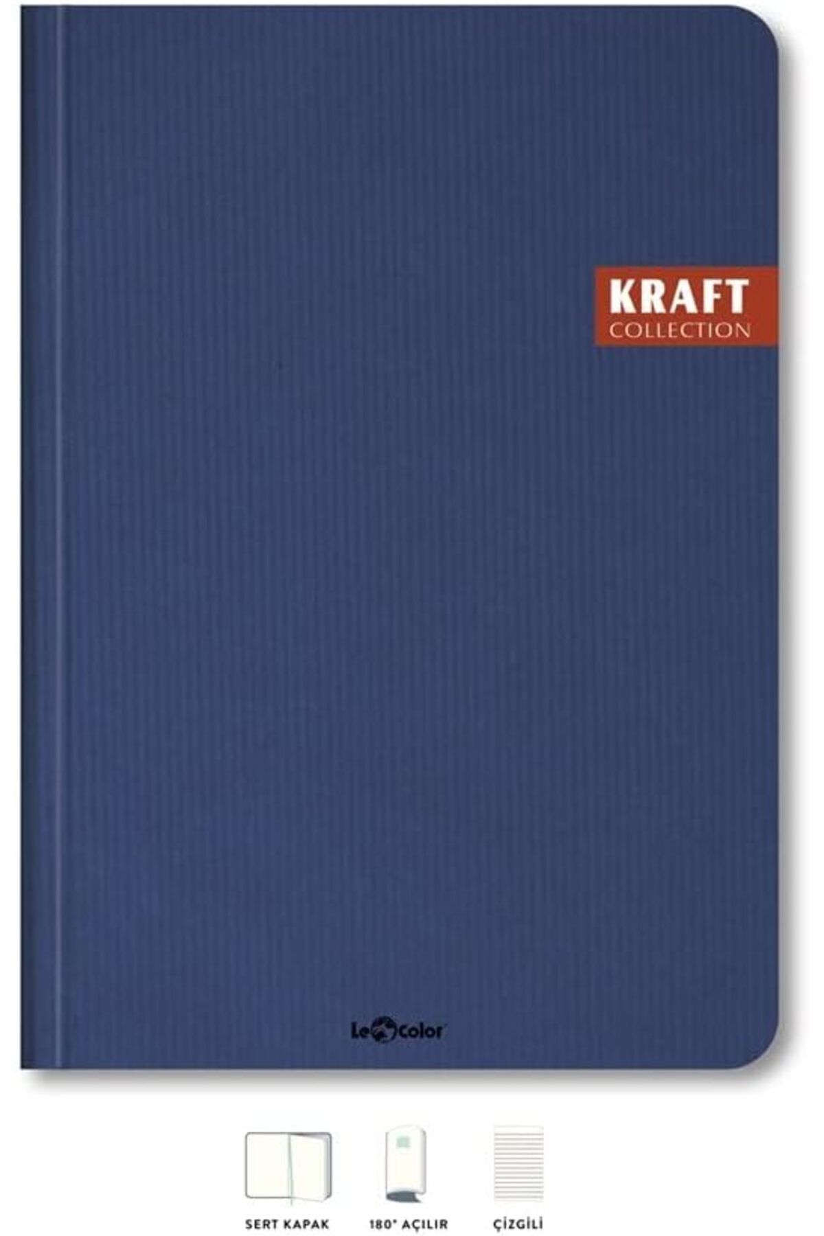 STOREMAX cmllashop Color Kraft Ofis Defter Çizgili Lacivert 542093