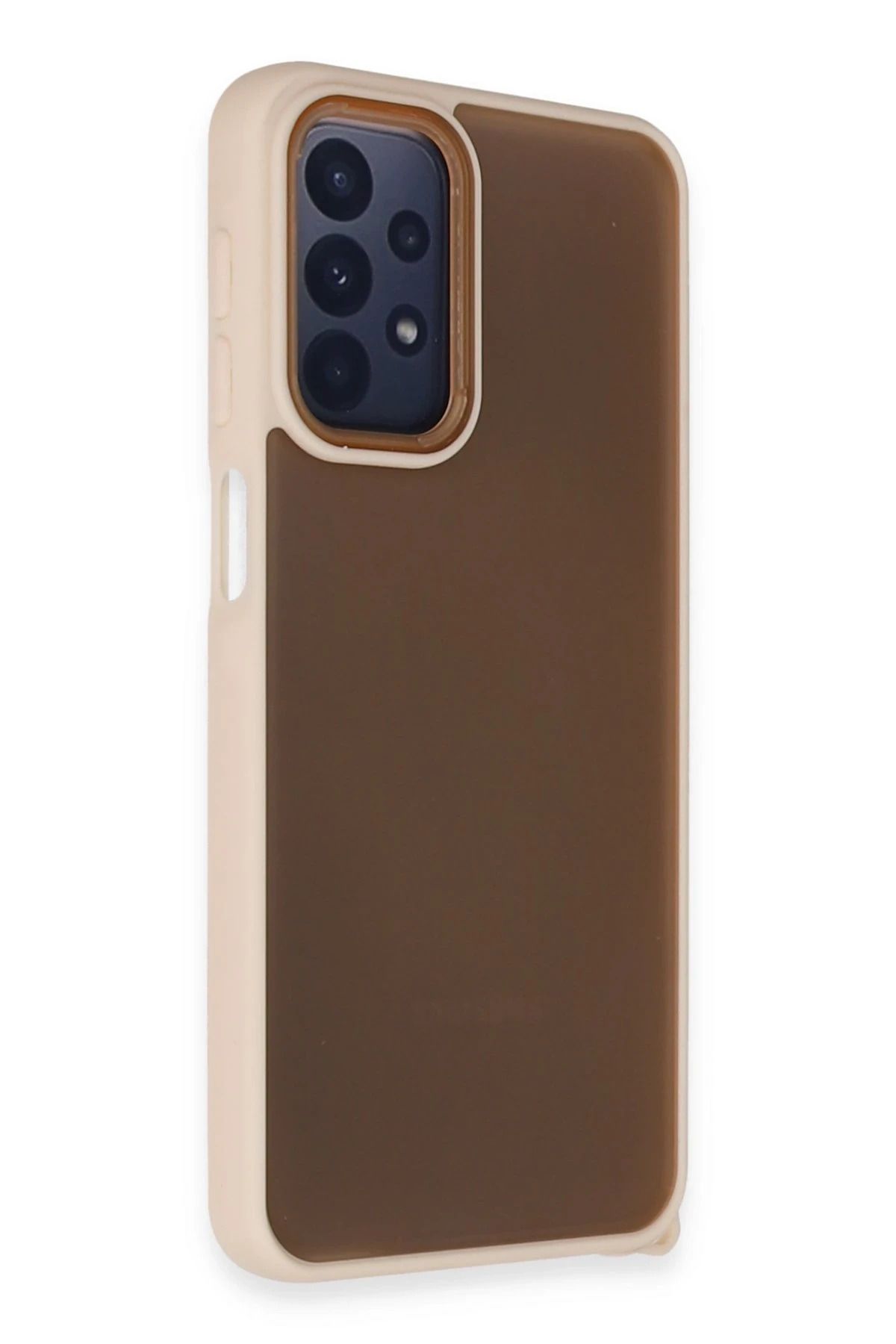 NewFace Samsung Galaxy A23 4G Kılıf Elegant Kapak - Pudra JOJUA