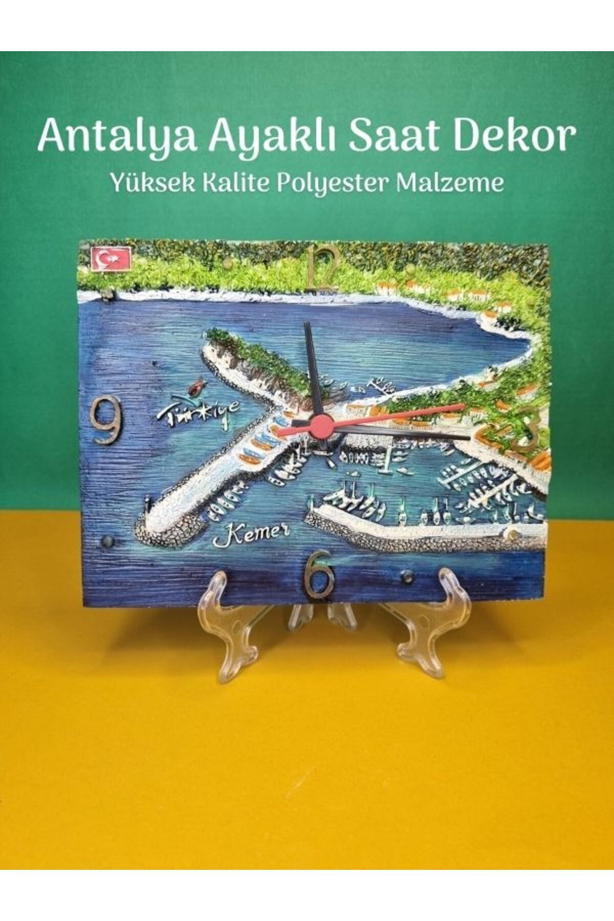 Tuana Trend Antalya Dekor Saat Kemer Antalya Türkiye Hediyelik Ayaklı Saat Dekor Kabartmalı