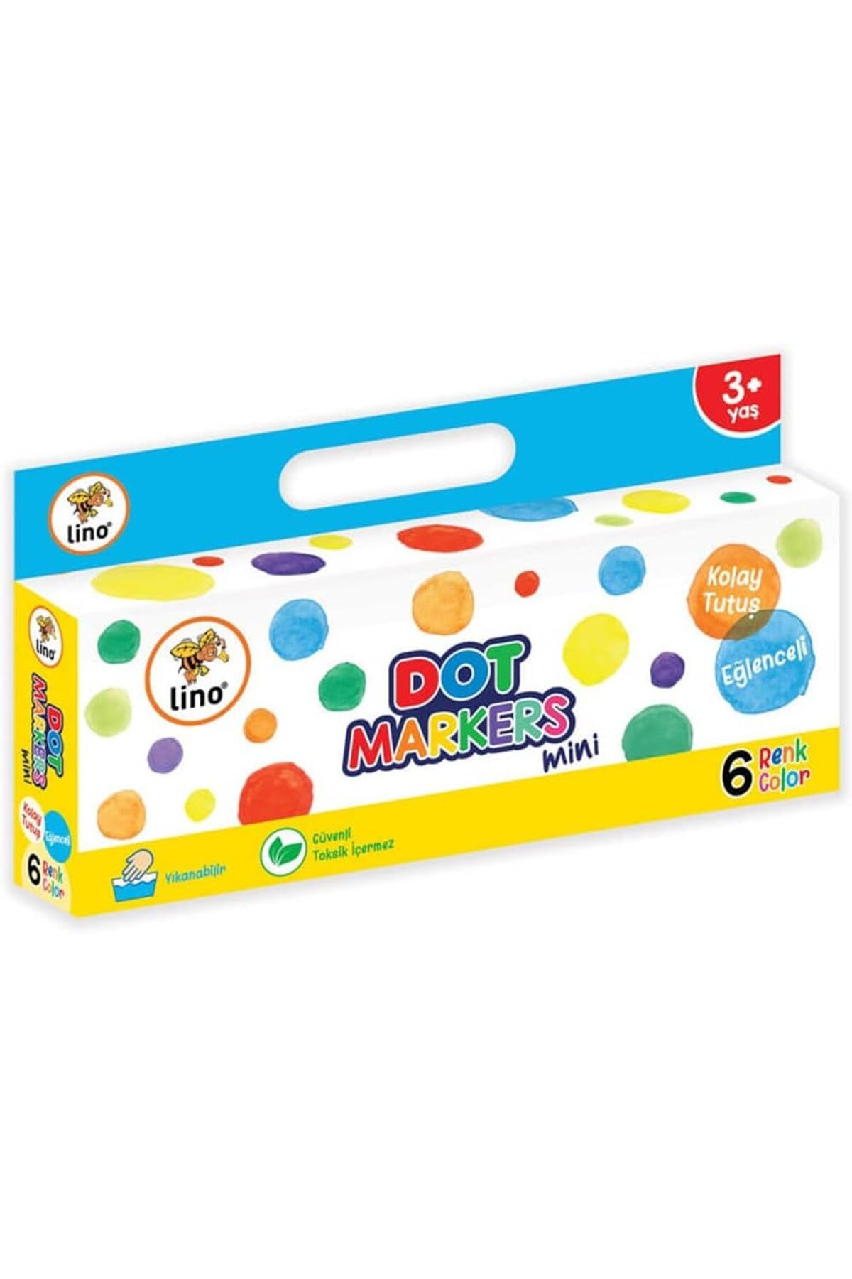 STOREMAX daiviolastore Dot Markers Mini 6'lı (Yıkanabilir) DLStore 990396