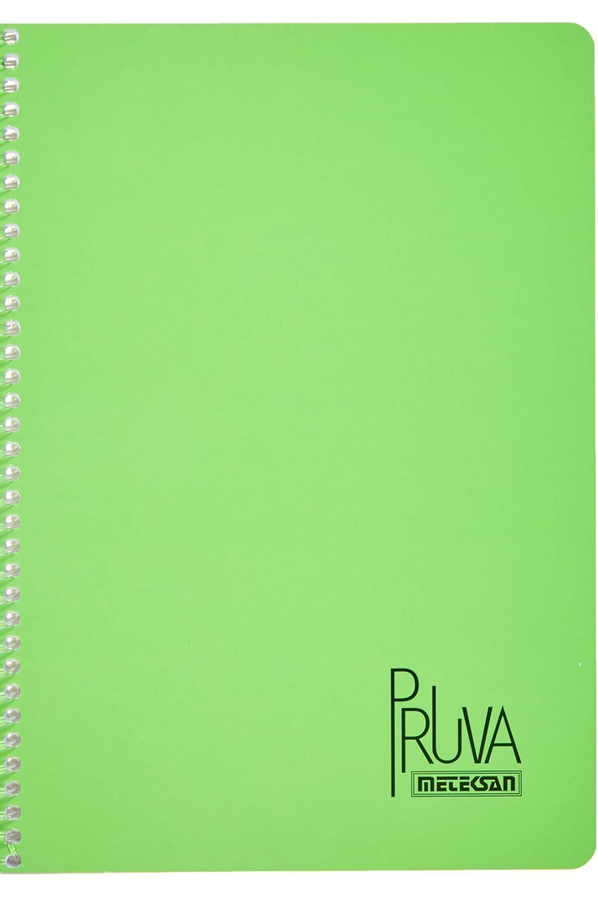 STOREMAX nffashopm Pruva A4 Pet Spiralli Karton Kapaklı Defter 144 Yaprak - Çizgili - Yeşil storestarx 105
