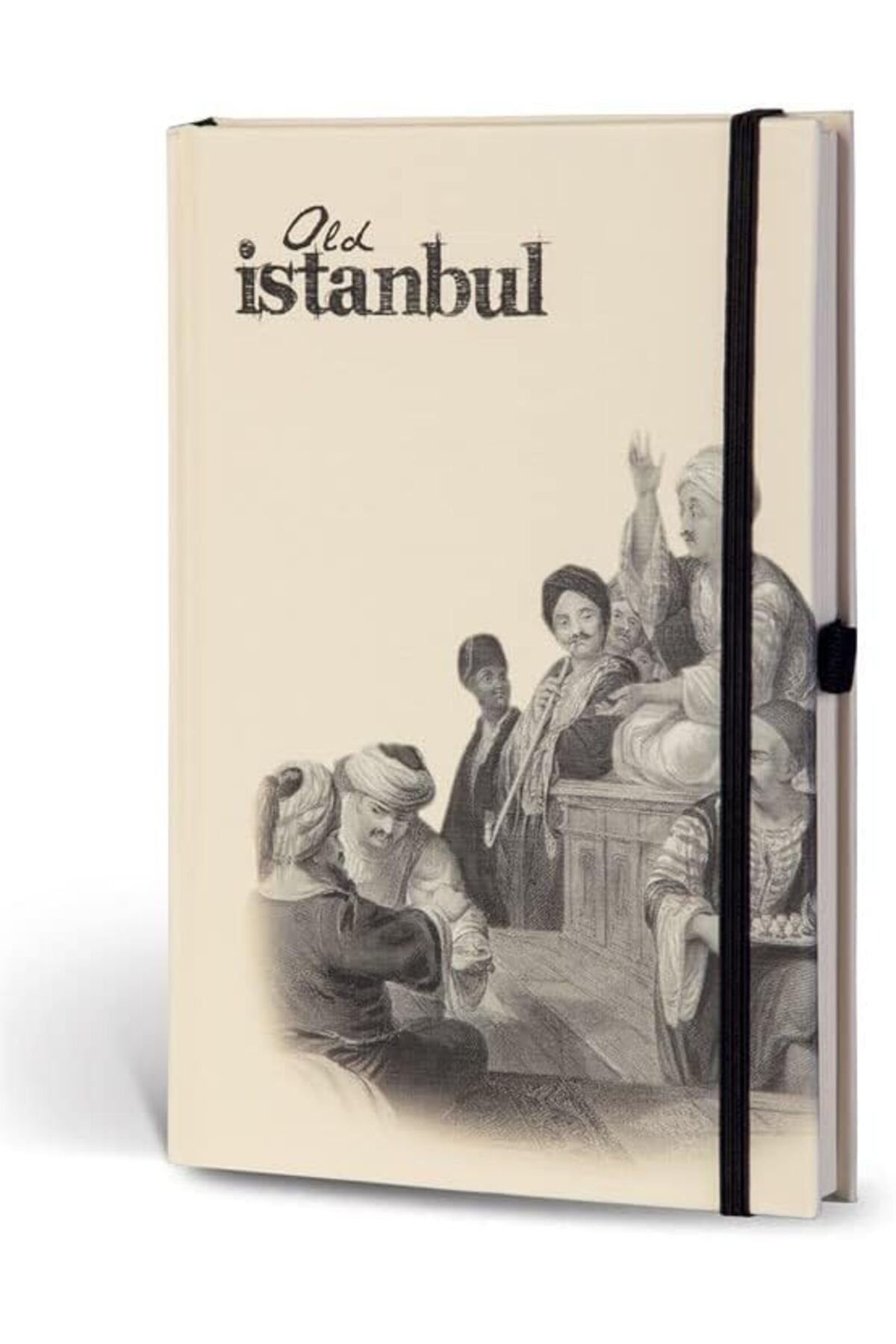 STOREMAX cmllashop Color Eski İstanbul journal Çizgili Lastikli Şark Kahvesi 542093